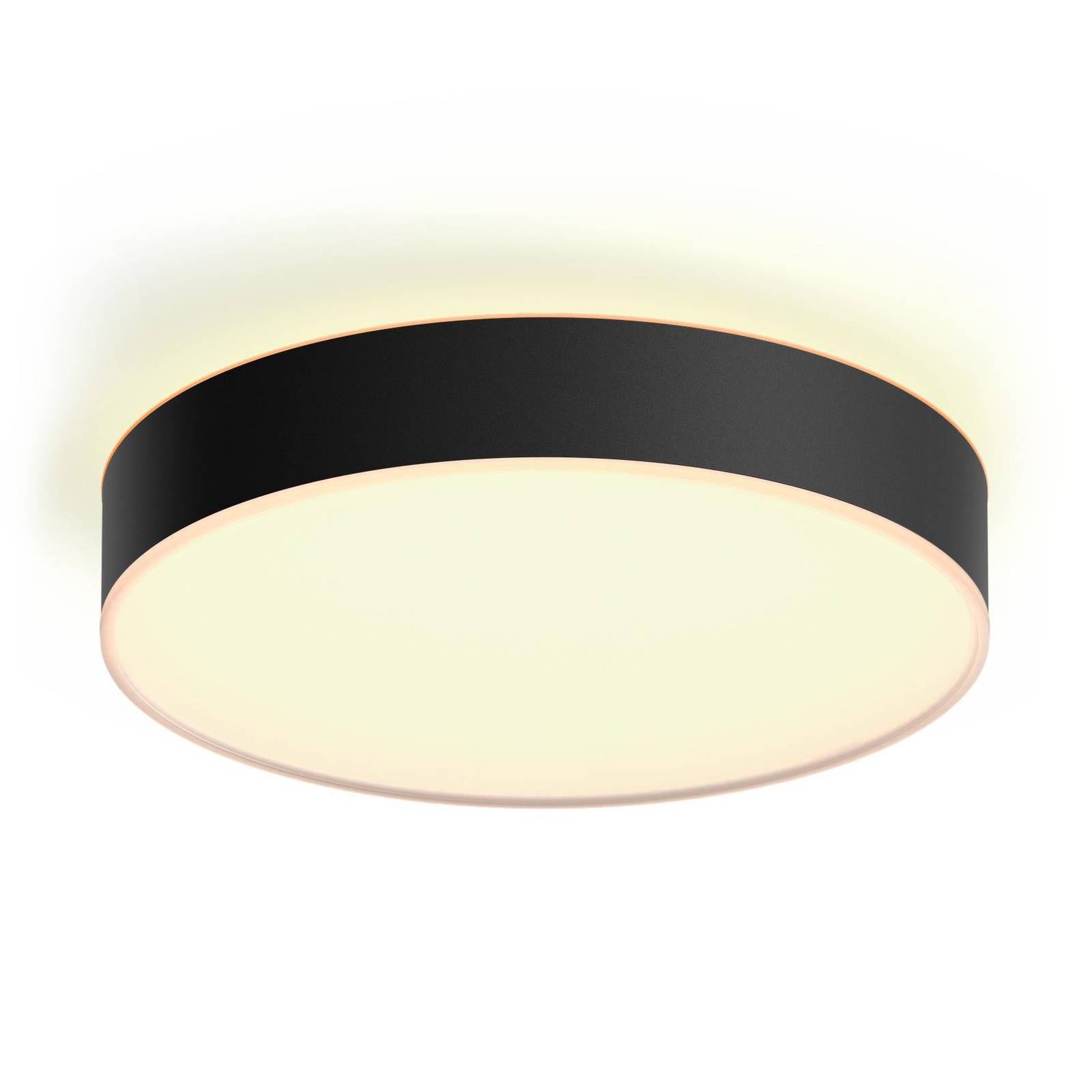 Philips Hue Enrave LED-Deckenlampe 38,1cm schwarz günstig online kaufen