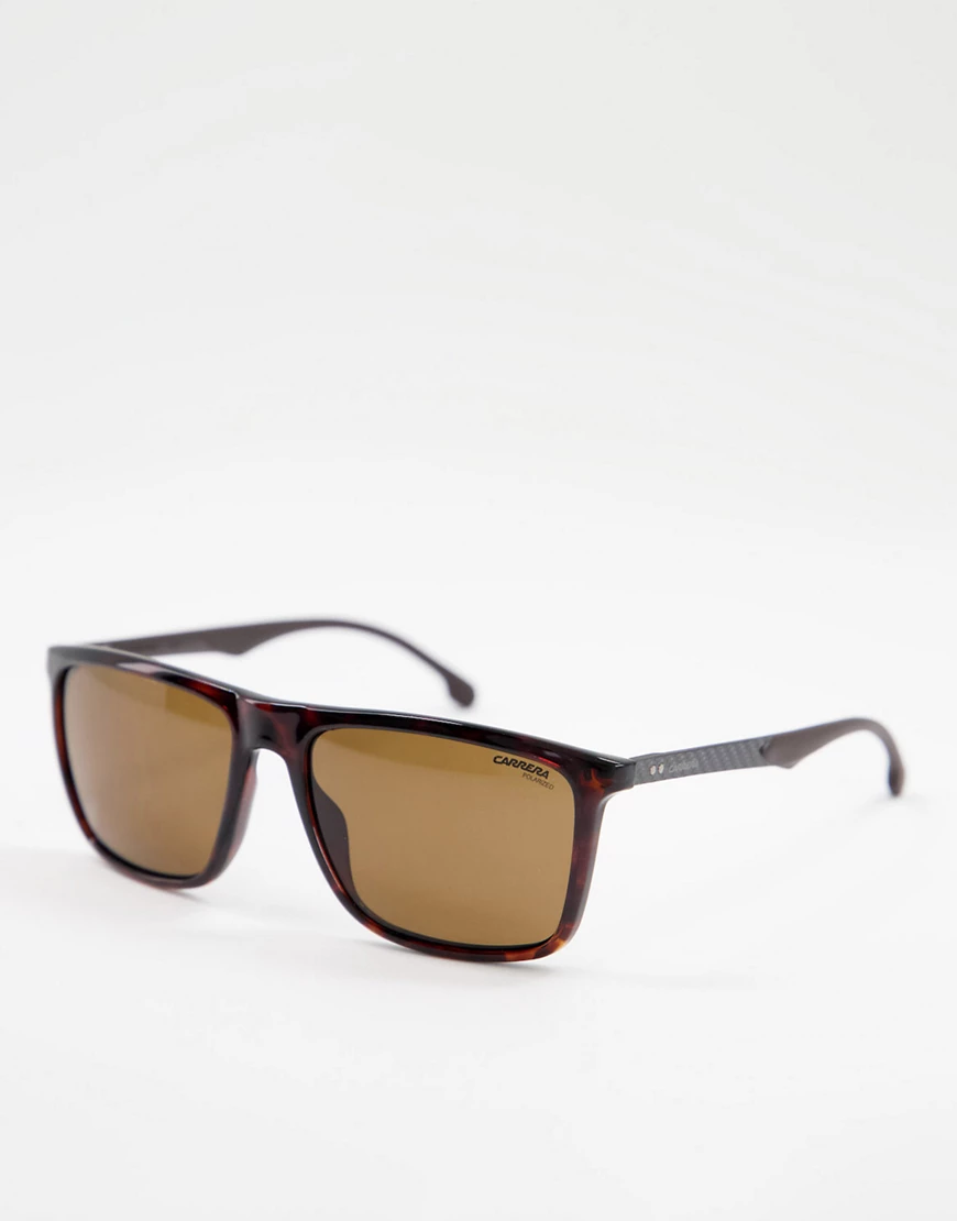 Carrera – 8032/S – Sonnenbrille mit eckigen Gläsern-Blau günstig online kaufen