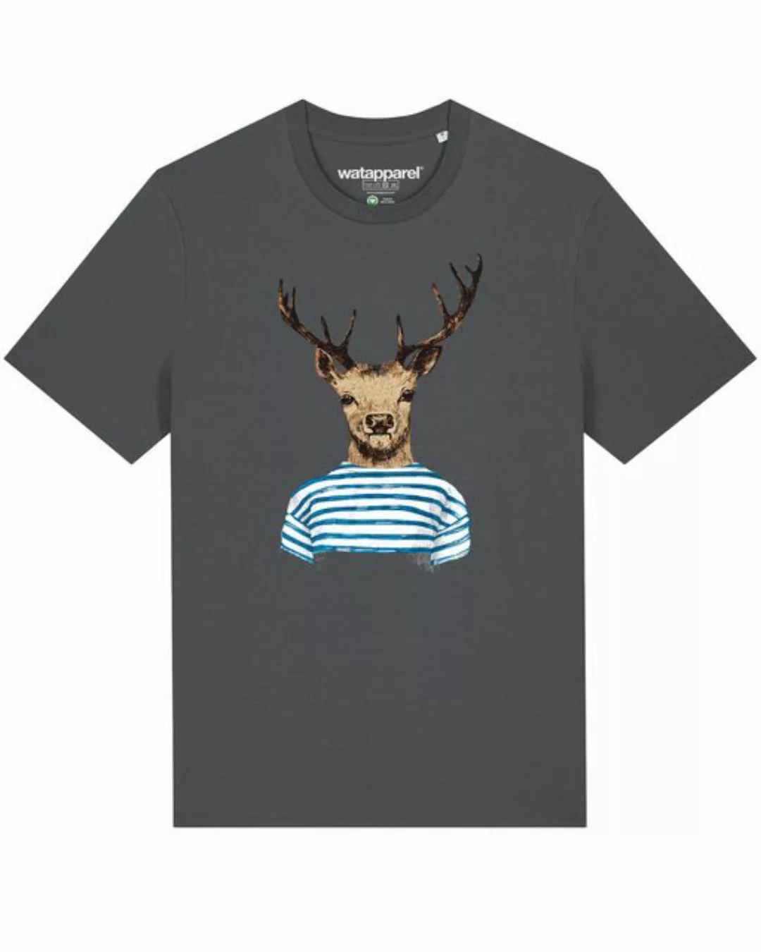 wat? Apparel Print-Shirt Hirsch (1-tlg) günstig online kaufen