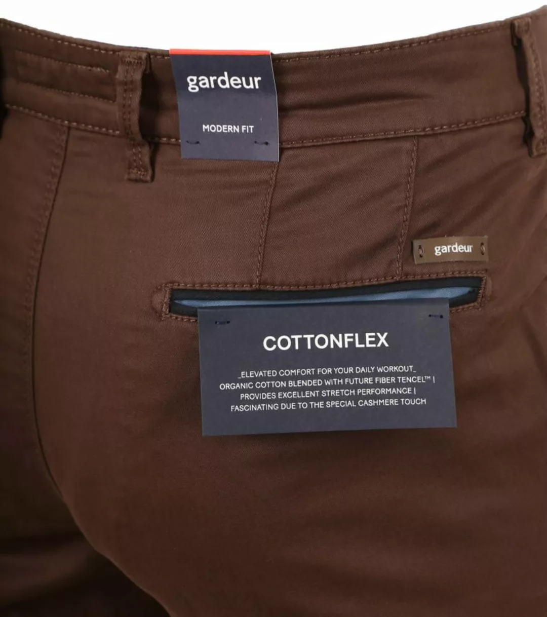 Gardeur Benny 3 Chino Braun - Größe 52 günstig online kaufen