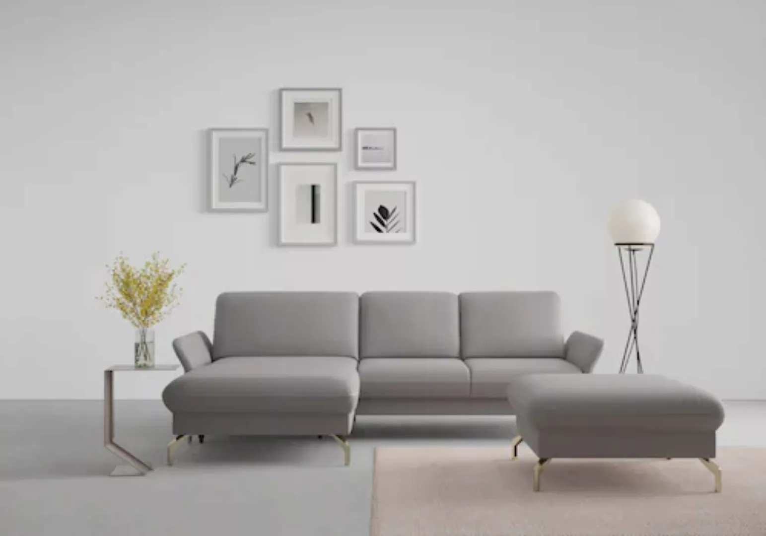 sit&more Ecksofa »Fashion L-Form«, wahlweise mit Kopfteilverstellung, Vorzi günstig online kaufen