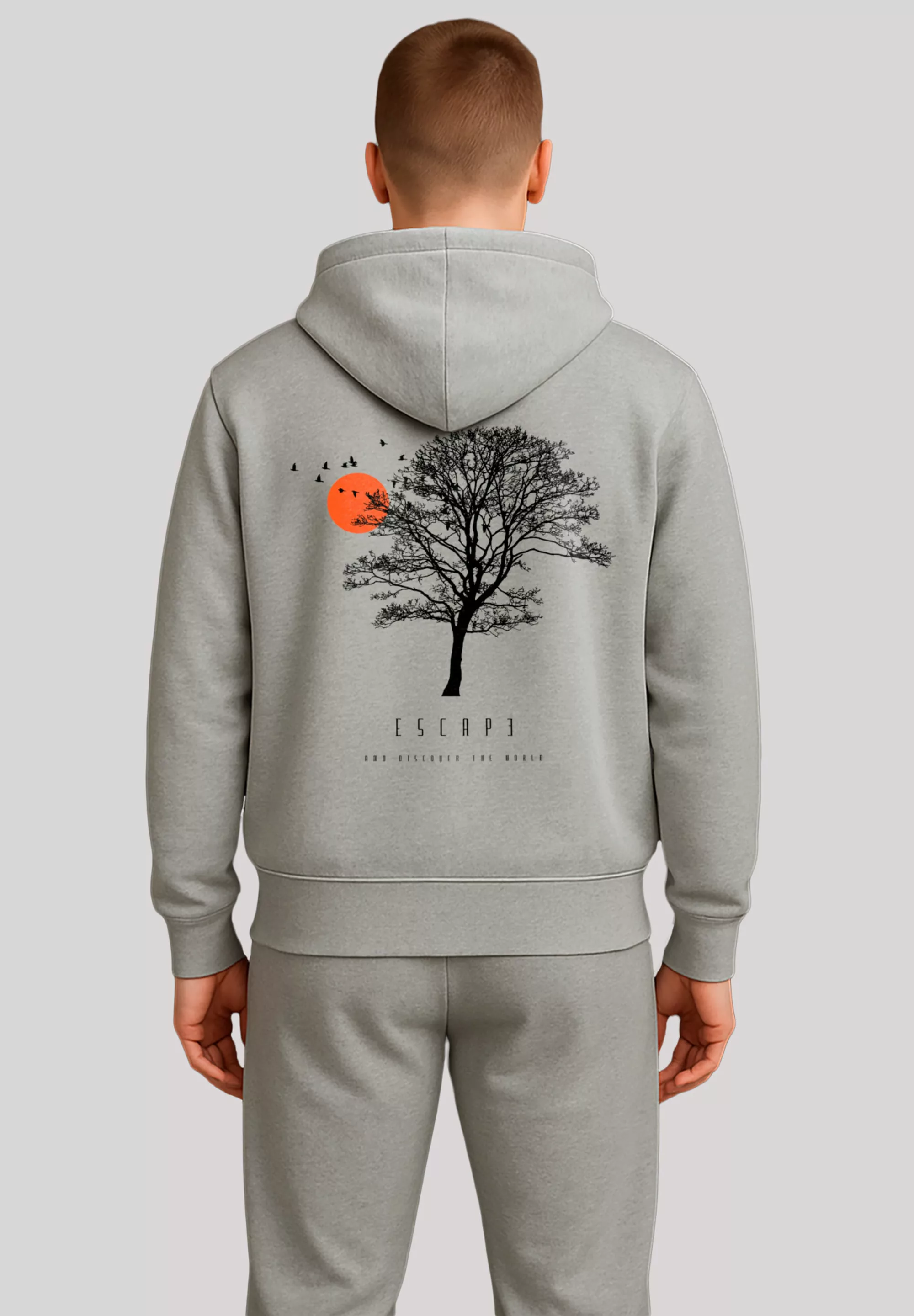 F4NT4STIC Kapuzenpullover "Escape Discover the World Tree Birds", Premium Q günstig online kaufen