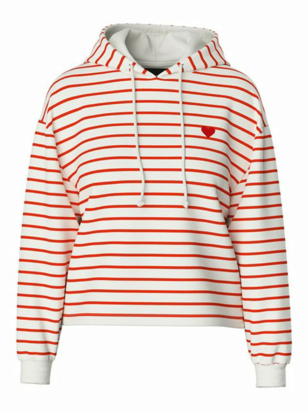 pieces Kapuzensweatshirt PCCHILLI LS HOODIE STRIPES EMB NOOS BC günstig online kaufen