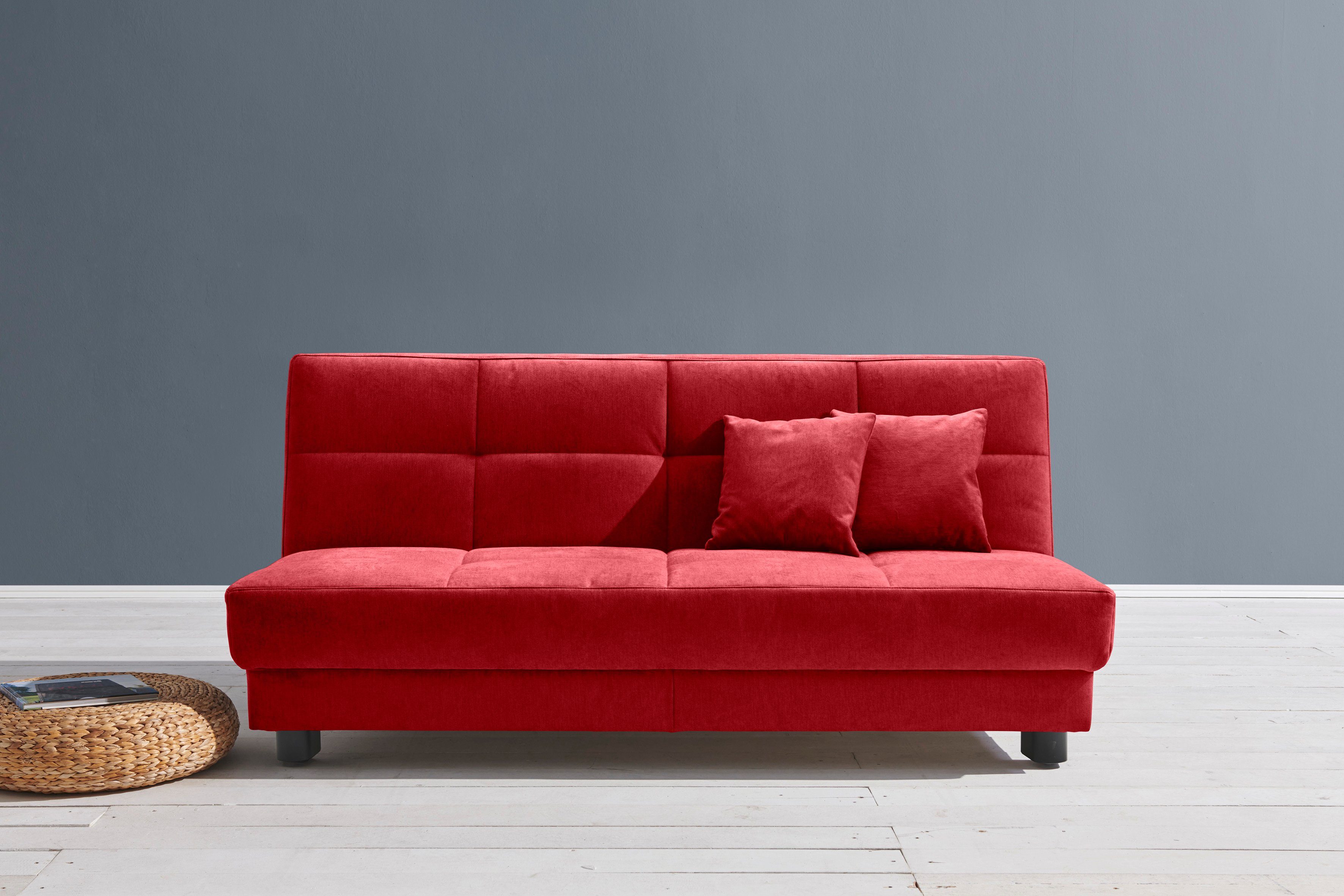 ell + ell Schlafsofa "Tilda", Breite 185 cm, inkl. 2 Zierkissen günstig online kaufen