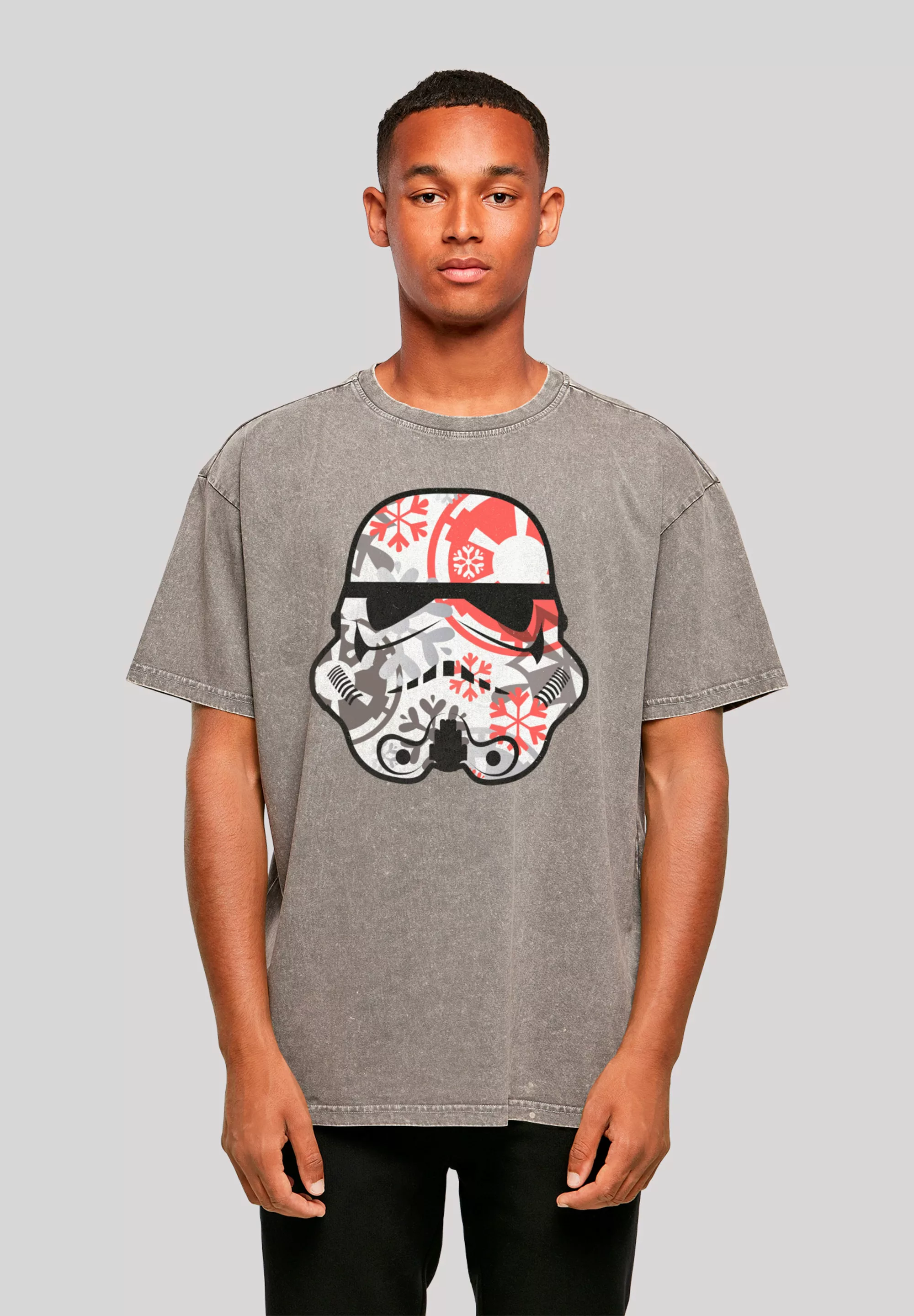 F4NT4STIC T-Shirt "Star Wars Trooper Head Snoflakes", Premium Qualität günstig online kaufen