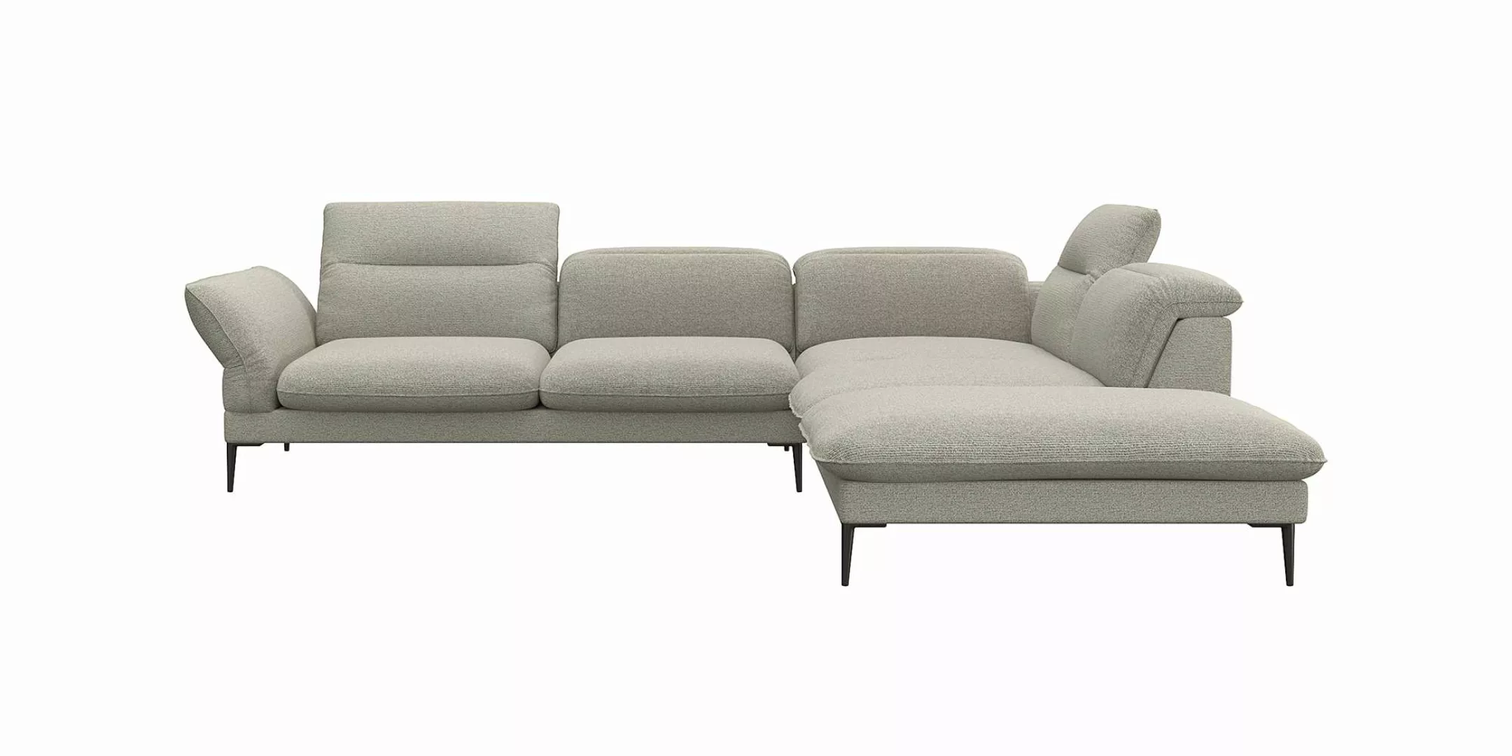 FLEXLUX Ecksofa "Salino, Funktionssofa mit Ottomane, Relaxsofa, Ecksofa", S günstig online kaufen