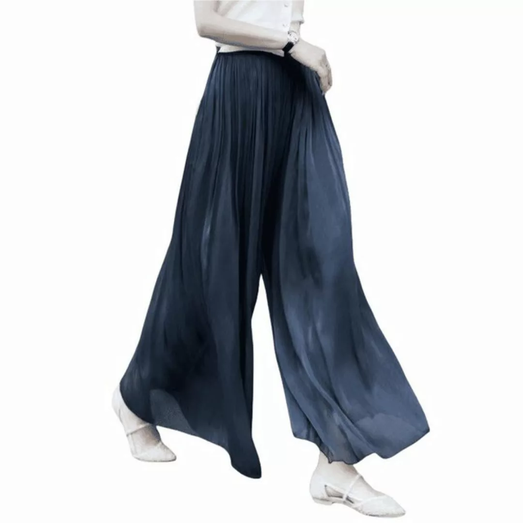 YRIIOMO Maxirock Diese Midi-Culottes haben einen weichen Fall, der Sie im S günstig online kaufen