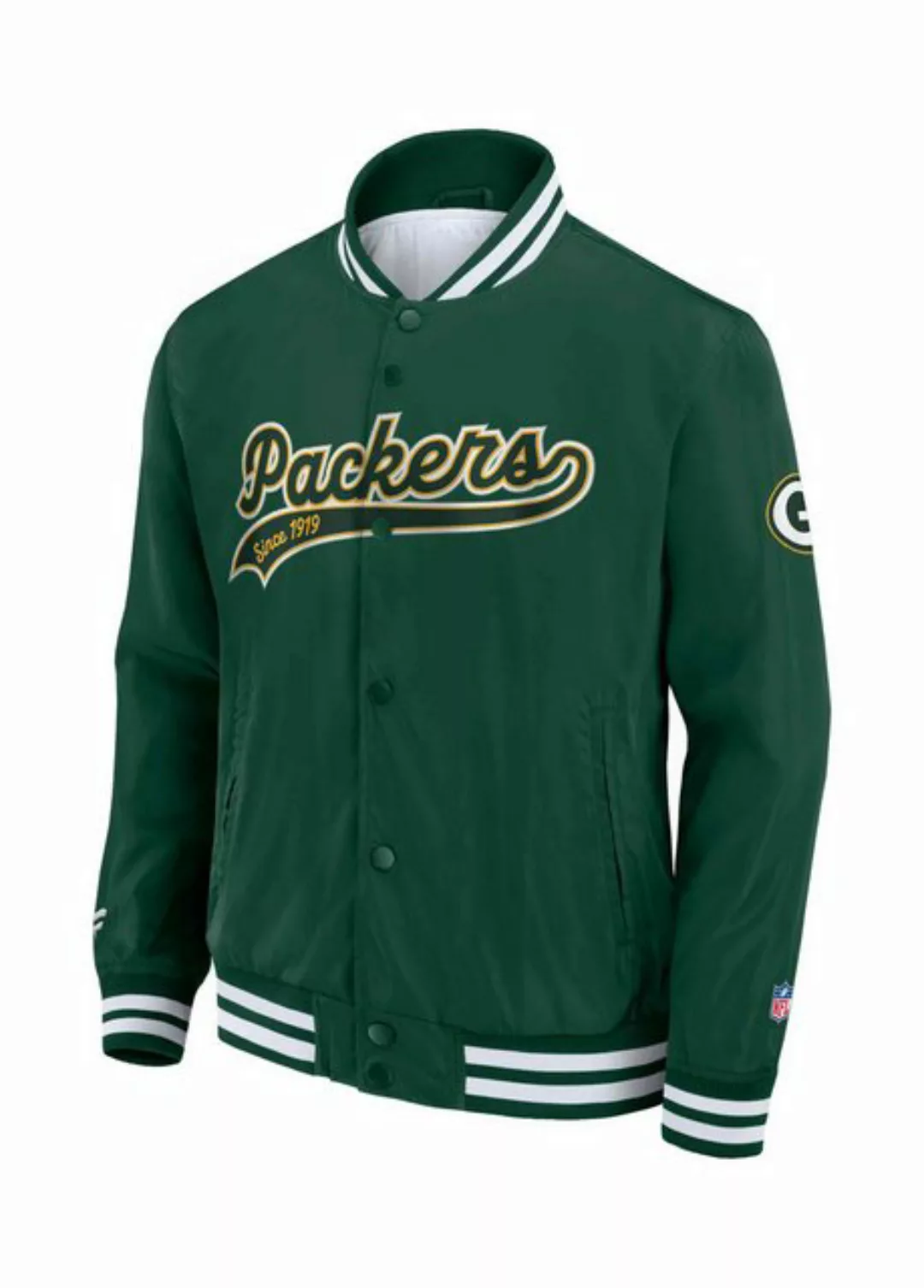 Fanatics Collegejacke NFL Green Bay Packers Sateen günstig online kaufen