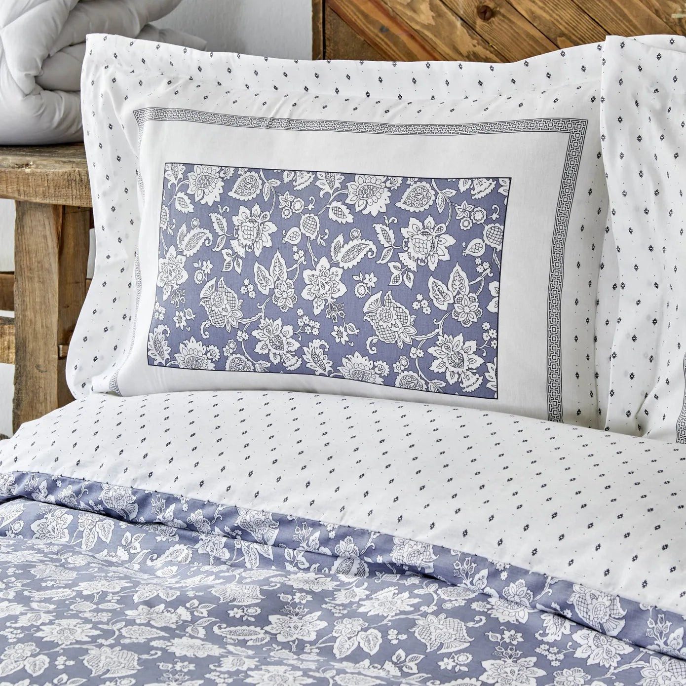 Karaca Bettwäsche Karaca Home Celerina Blau günstig online kaufen