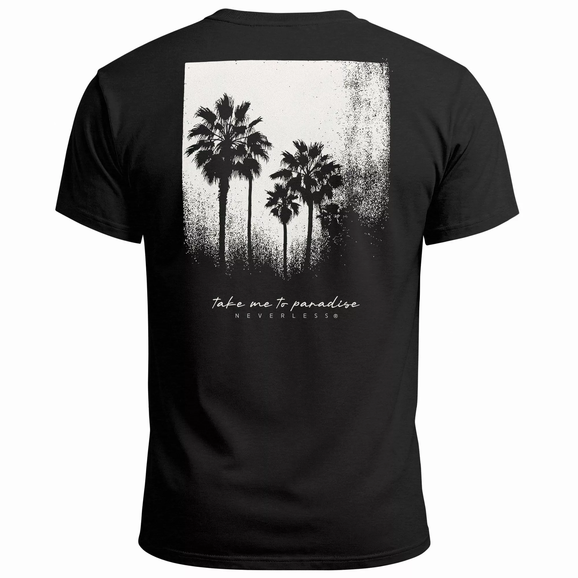 Neverless Print-Shirt Herren T-Shirt Backprint Sommer-Shirt günstig online kaufen