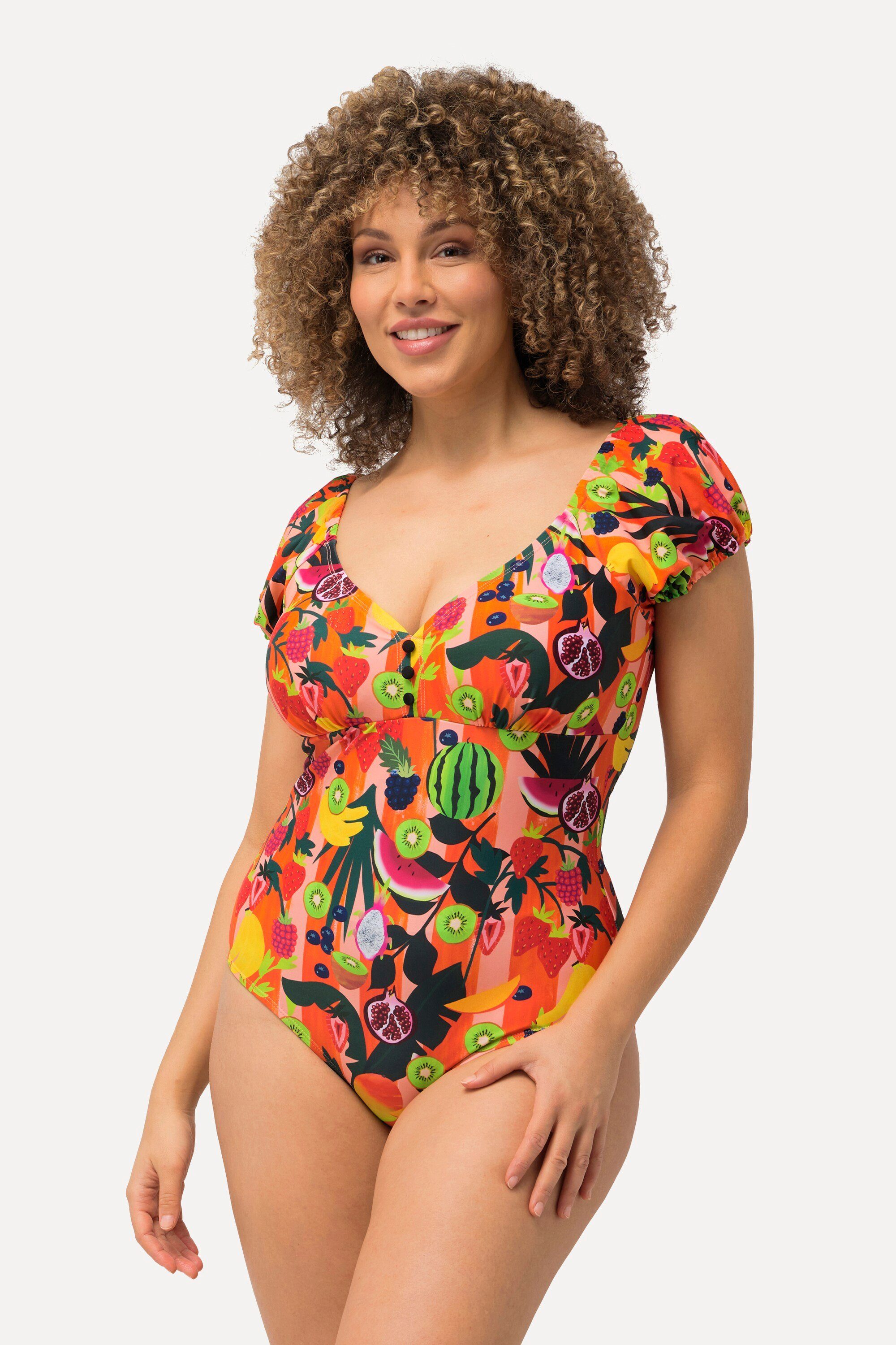 Ulla Popken Badeanzug Badeanzug Früchte Softcups günstig online kaufen