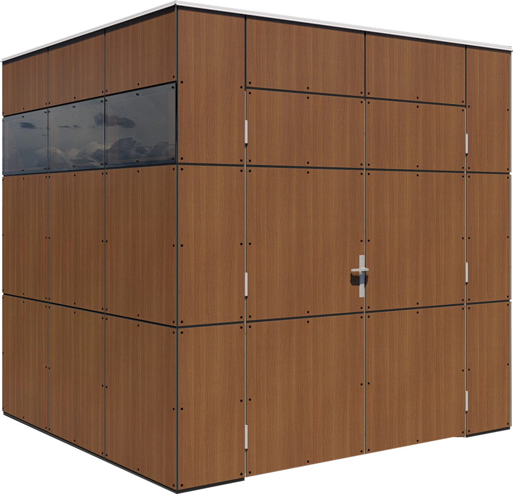 BERTILO Gartenhaus "HPL 1, in verschiedenen Farben", Fassaden-HPL in Archit günstig online kaufen