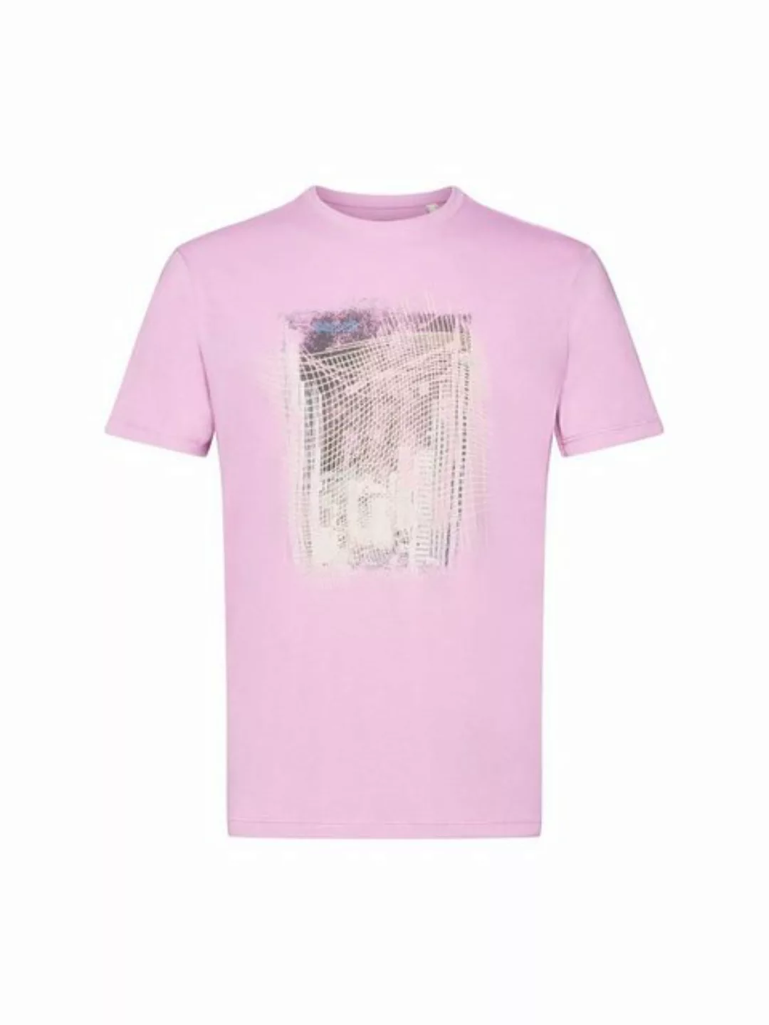 edc by Esprit T-Shirt Print-T-Shirt aus nachhaltiger Baumwolle (1-tlg) günstig online kaufen