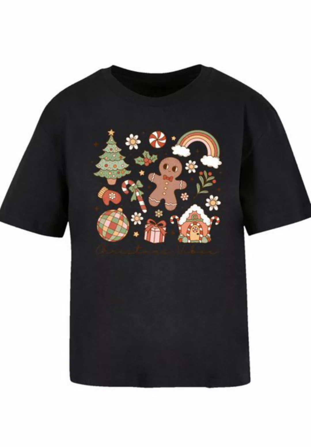 F4NT4STIC T-Shirt Weihnachten Vibes Cozy Cute Winter Premium Qualität, Weih günstig online kaufen