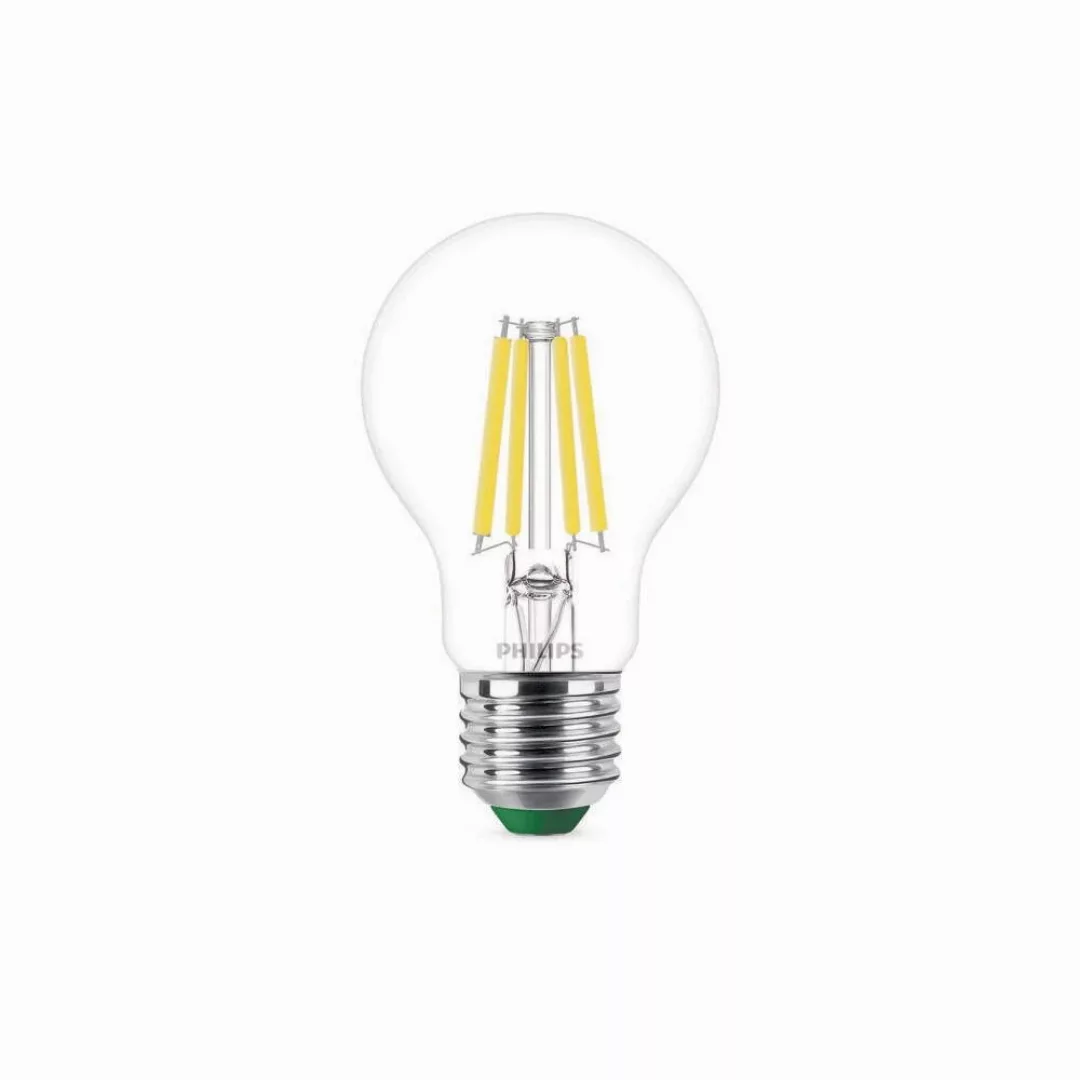 Philips Ultra Efficient LED Filament Lampe ersetzt 40W E27 Birne - A60 2,3W günstig online kaufen