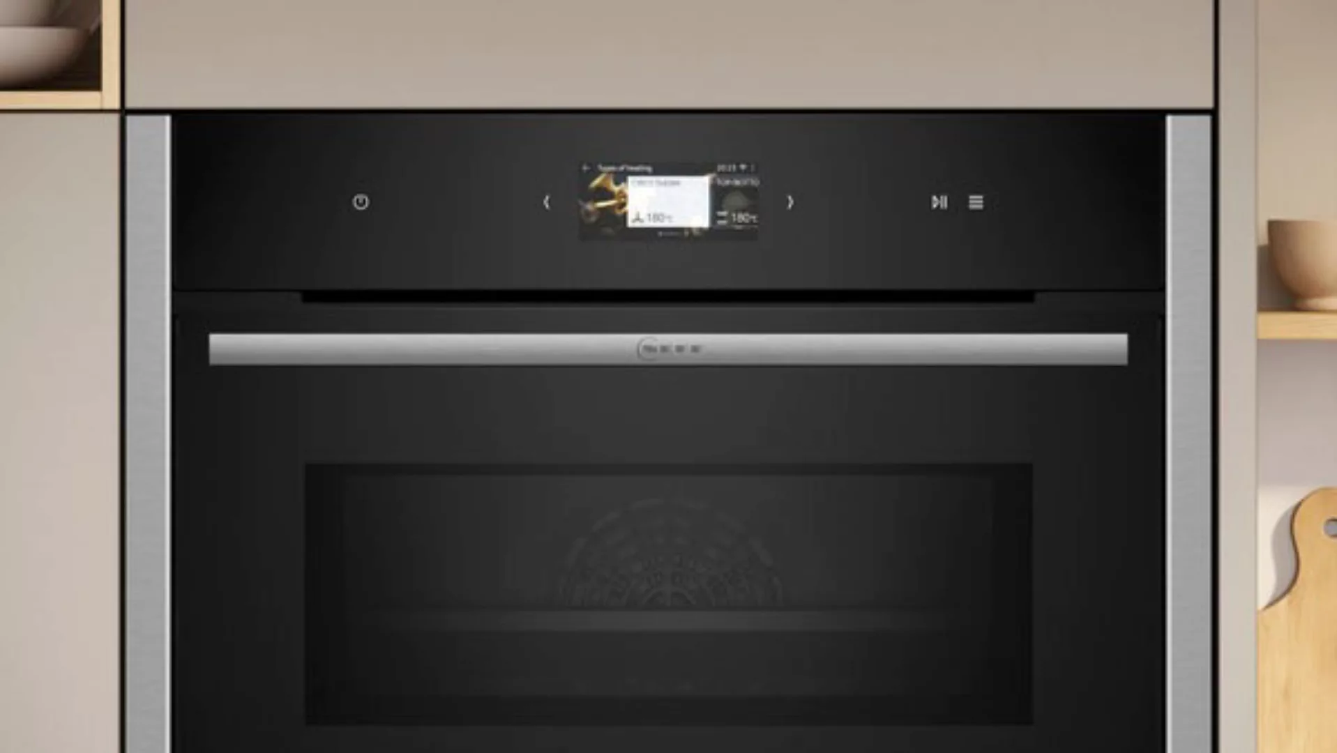 NEFF Backofen mit Mikrowelle N 70 »C24MS31N0«, EasyClean®, AirFry-Funktion günstig online kaufen