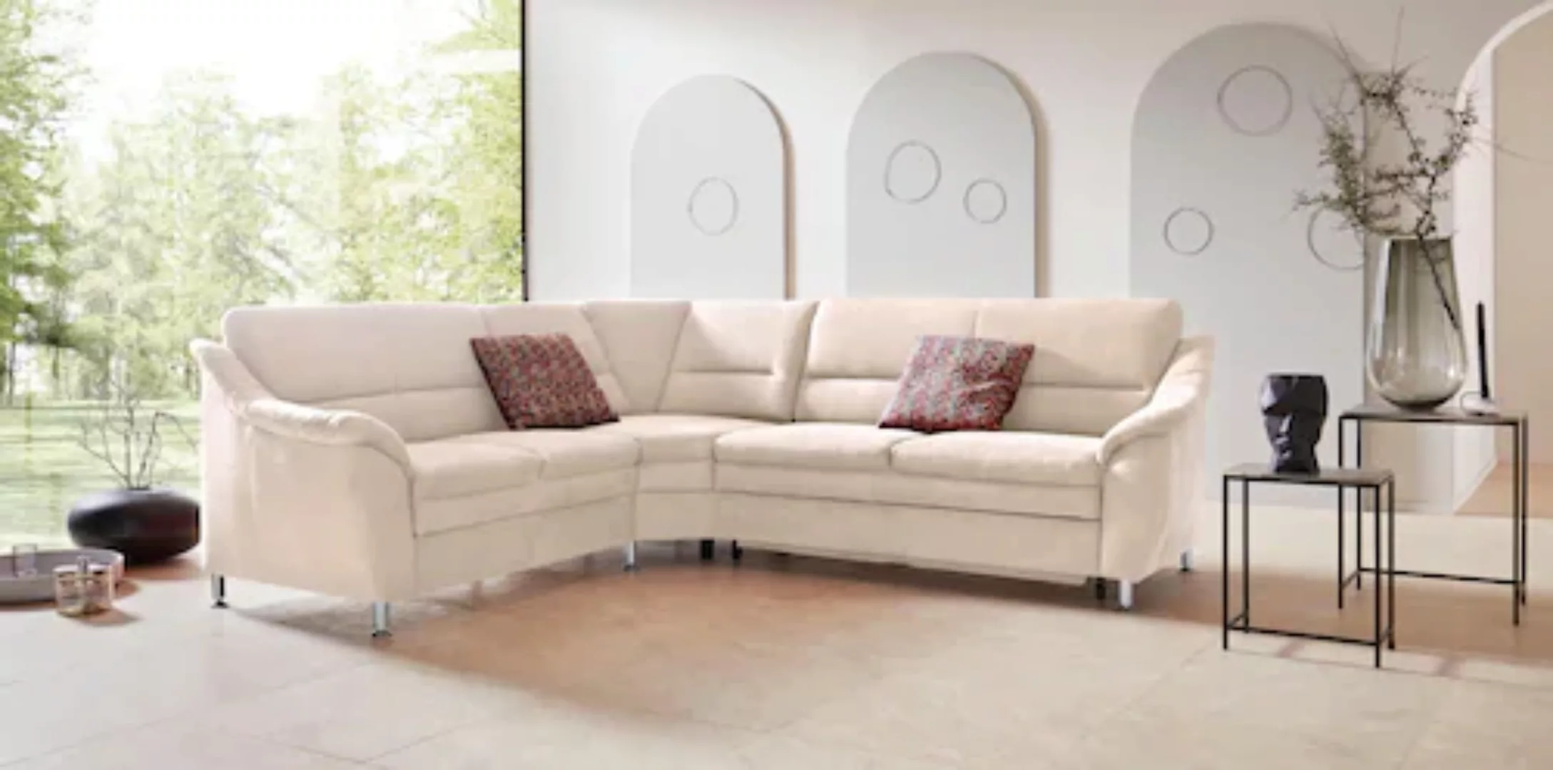 Places of Style Ecksofa »Cardoso L-Form«, mit Trapezecke für mehr Sitzkomfo günstig online kaufen