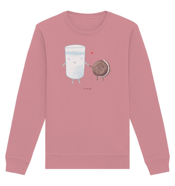 Mr. & Mrs. Panda Longpullover Größe XL Milch Keks - Canyon Pink - Geschenk, günstig online kaufen