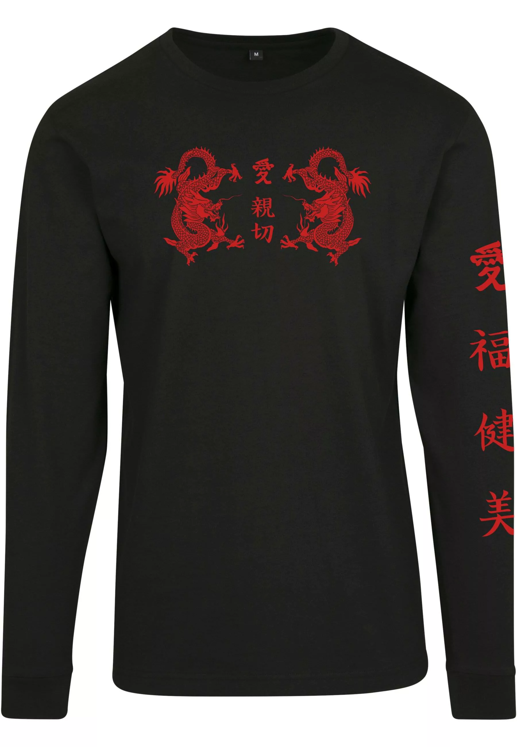 MisterTee Longsleeve "MisterTee Damen Ladies Chinese Letters Longsleeve" günstig online kaufen