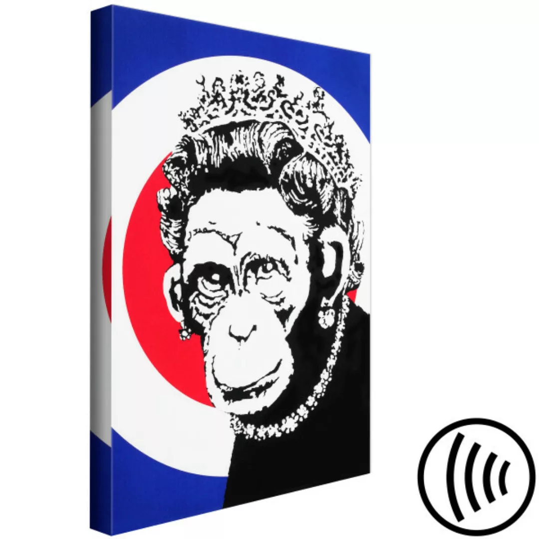 Wandbild Queen of Monkeys (1 Part) Vertical XXL günstig online kaufen