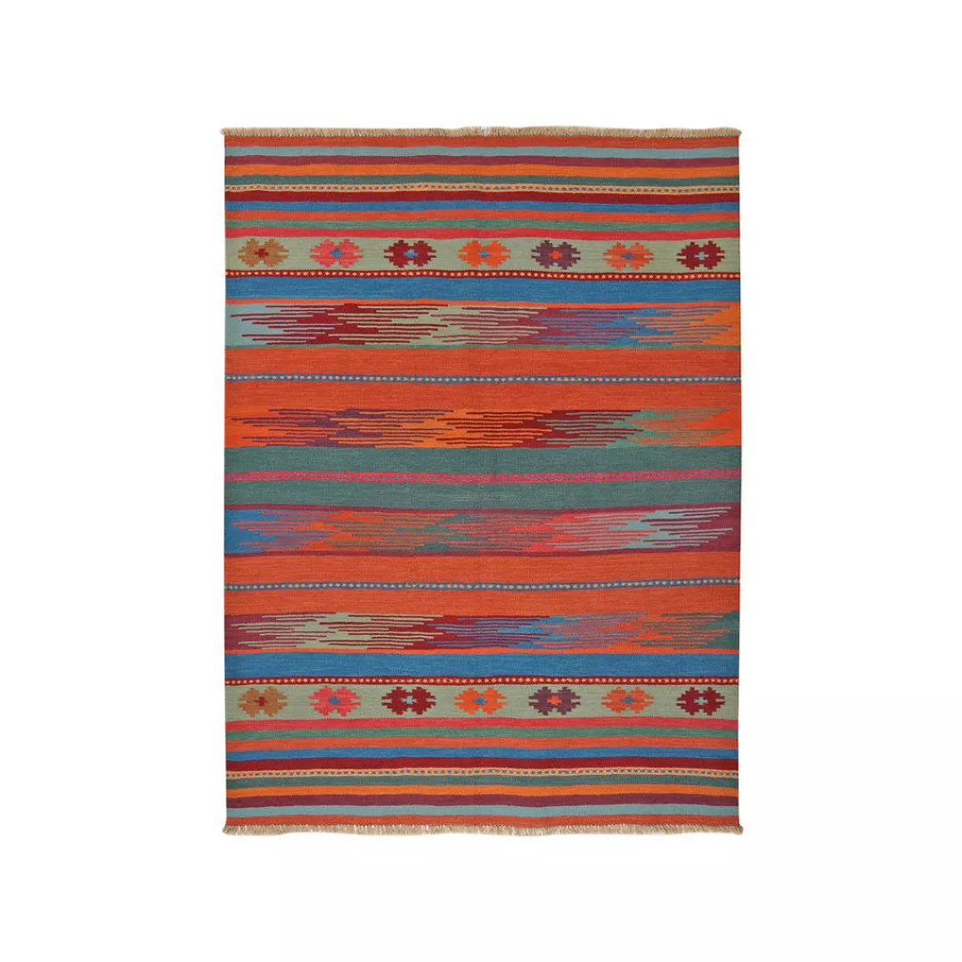 PersaTepp Teppich Kelim Gashgai bunt B/L: ca. 152x202 cm günstig online kaufen