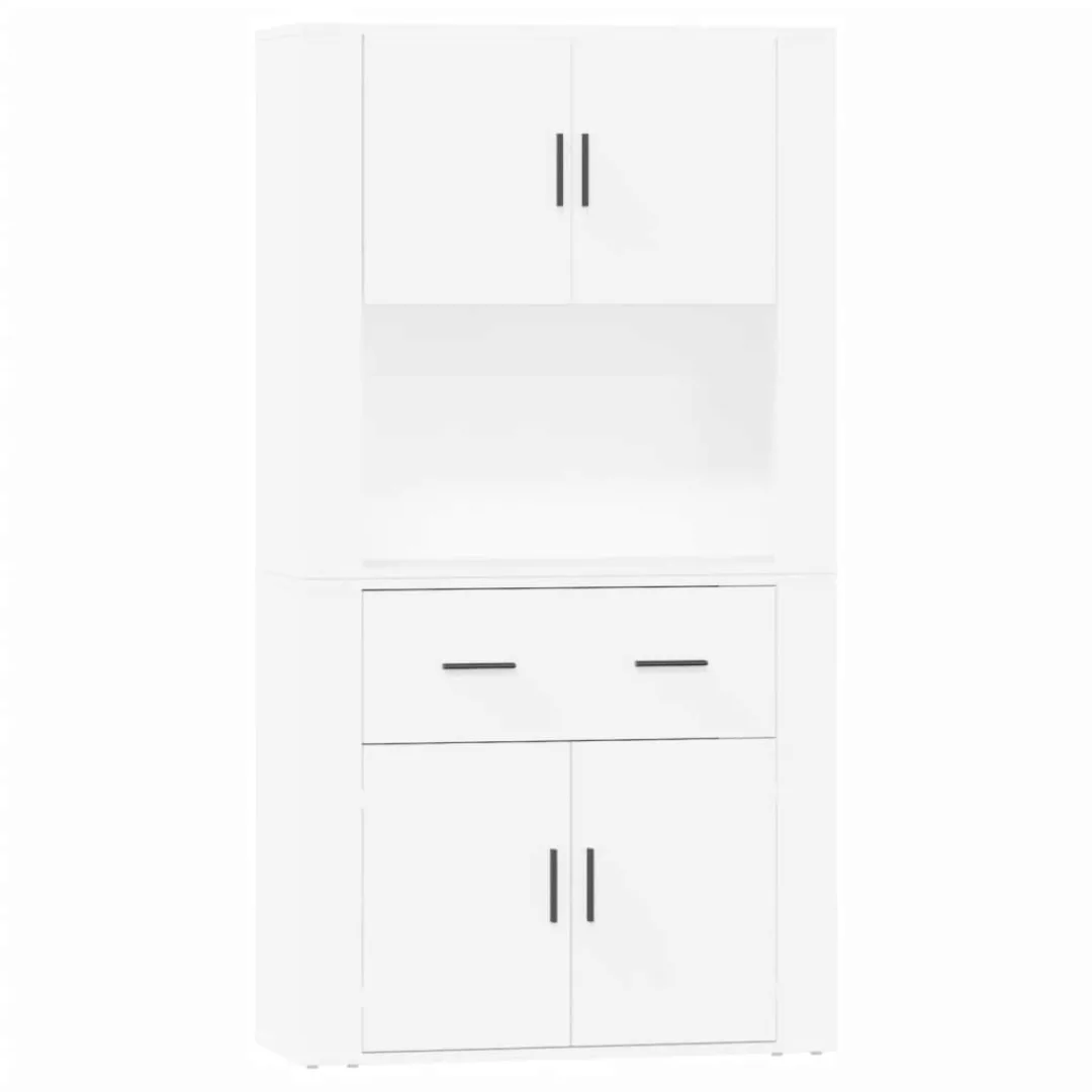 Vidaxl Highboard Weiß Holzwerkstoff günstig online kaufen