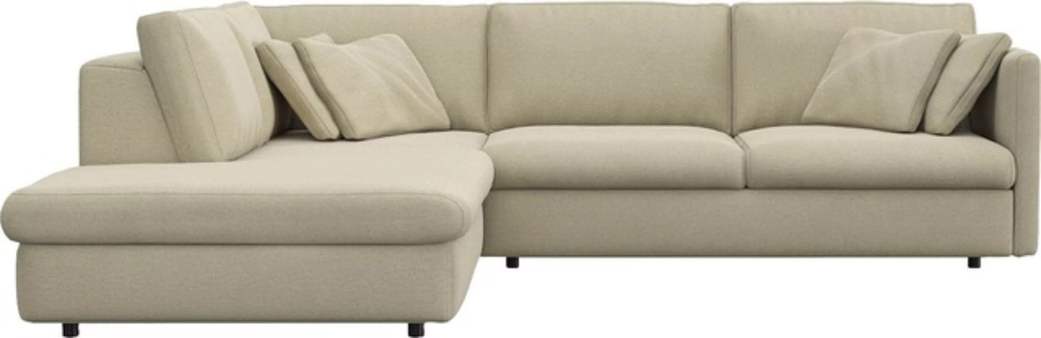 FLEXLUX Ecksofa »Lovane, elegant und zeitlos, bequem, L-Form«, Weich & ansc günstig online kaufen