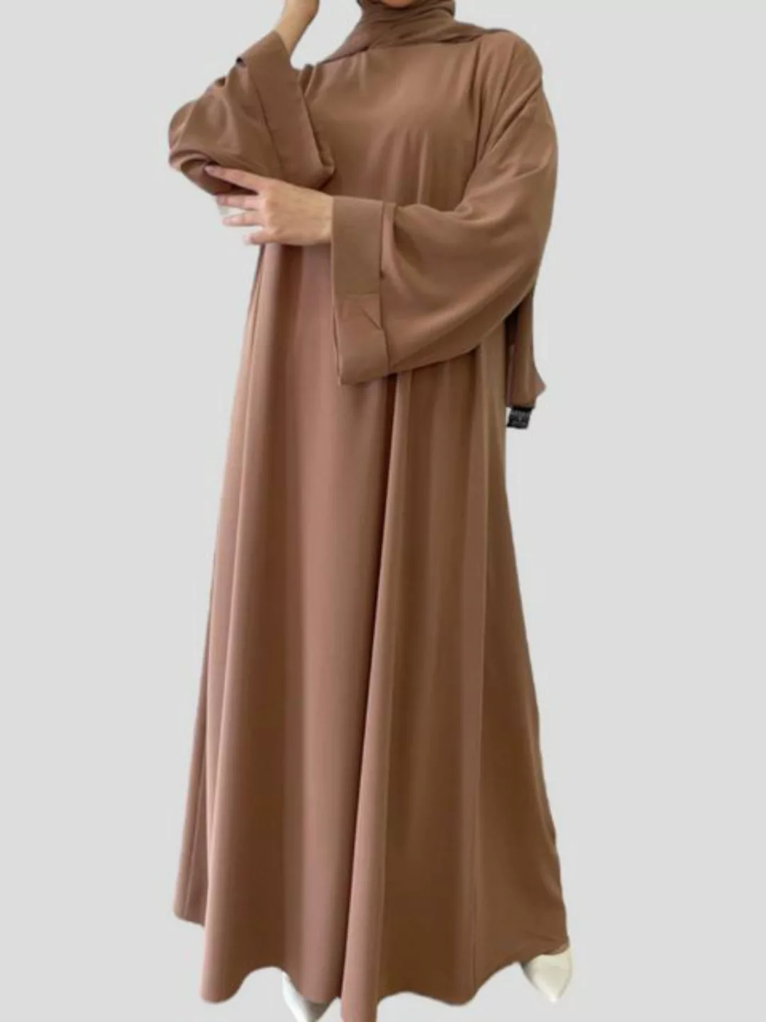 Aymasal Maxikleid Ballonkleid Abaya Afifa Medina Seide günstig online kaufen