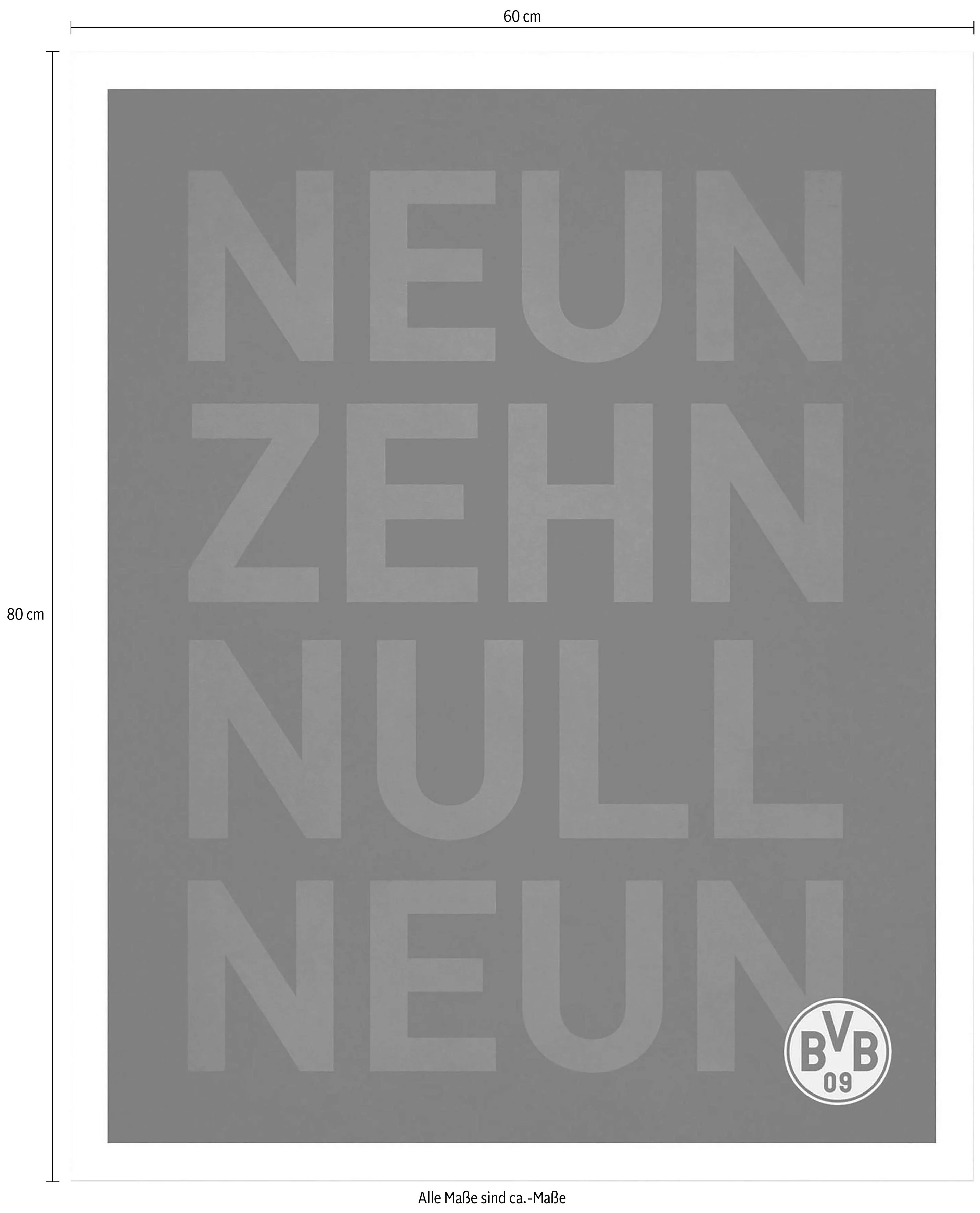 Wall-Art Poster "BVB Neun Zehn Null Neun", Menschen, Poster ohne Bilderrahm günstig online kaufen