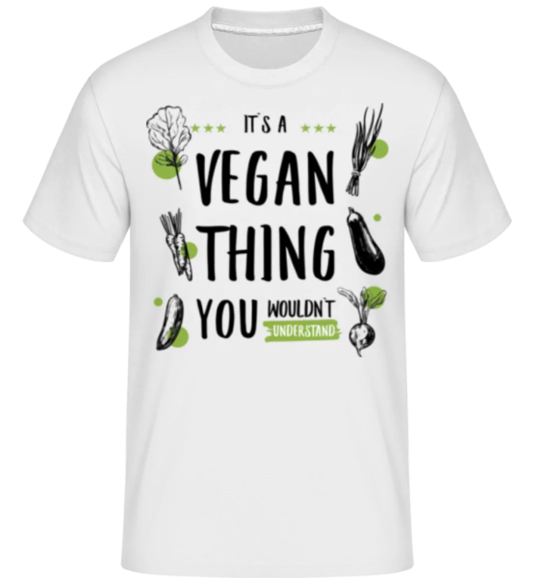 It's A Vegan Thing · Shirtinator Männer T-Shirt günstig online kaufen