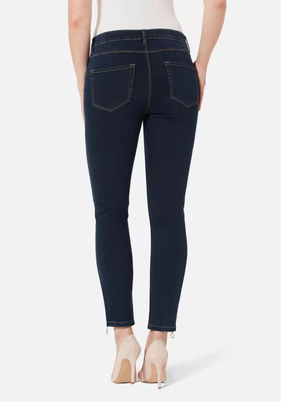 STOOKER WOMEN 5-Pocket-Jeans "Florenz Denim Slim Fit", Slim Fit Casual Clea günstig online kaufen