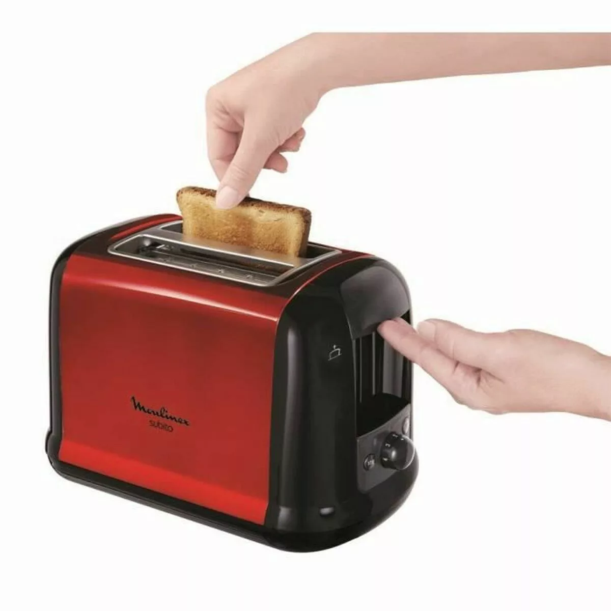 Toaster Moulinex Lt260d11x 850 W Rot Schwarz günstig online kaufen