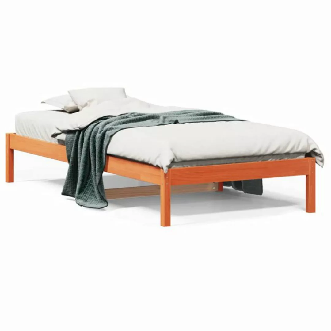 vidaXL Gästebett vidaXL Gästebett Tagesbett Wachsbraun 90x190 cm Massivholz günstig online kaufen