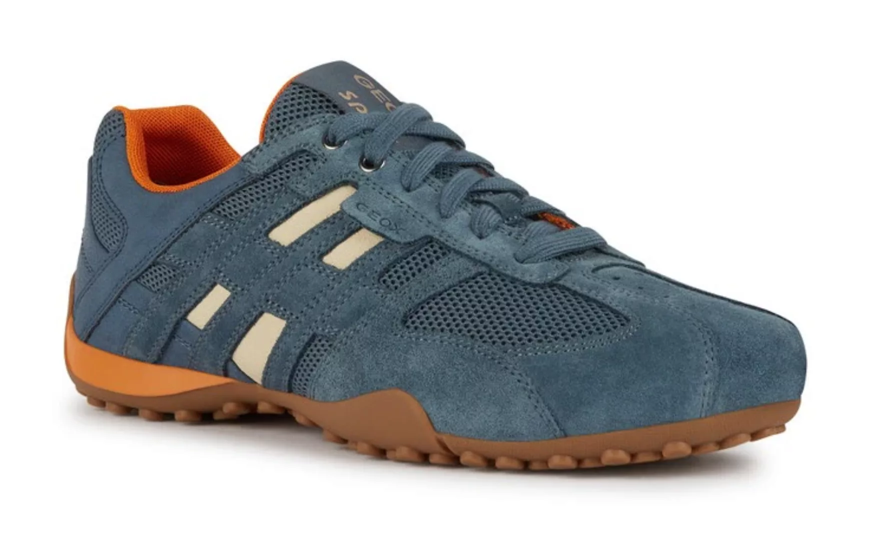 Geox Sneaker "UOMO SNAKE A", mit stylischem Muster, Freizeitschuh, Halbschu günstig online kaufen