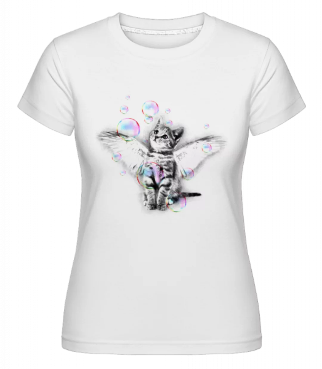 Katze Und Seifenblasen · Shirtinator Frauen T-Shirt günstig online kaufen