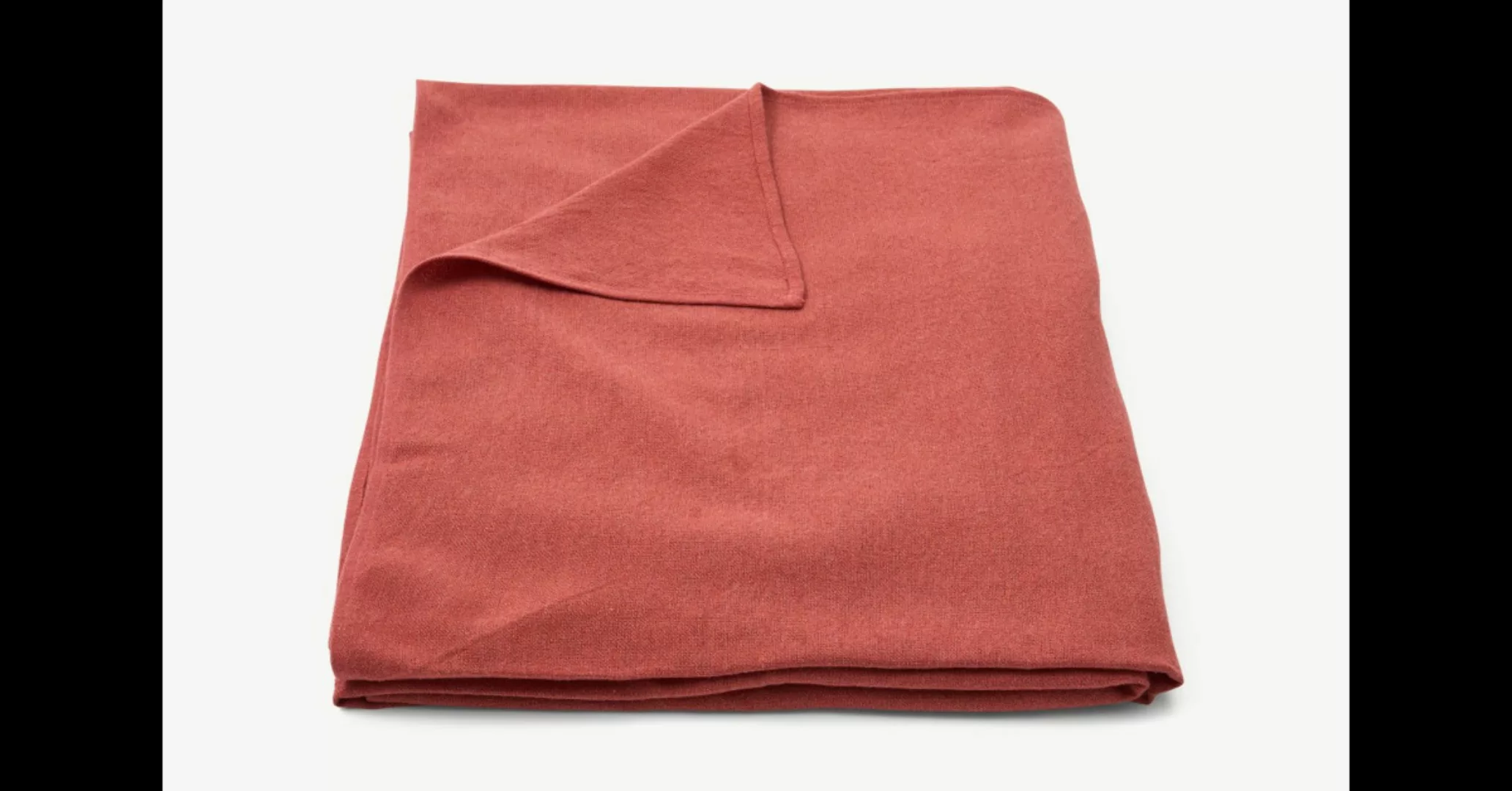 Original Home Tischdecke (130 x 250 cm) aus 100 % recycelter Baumwolle, Rot günstig online kaufen