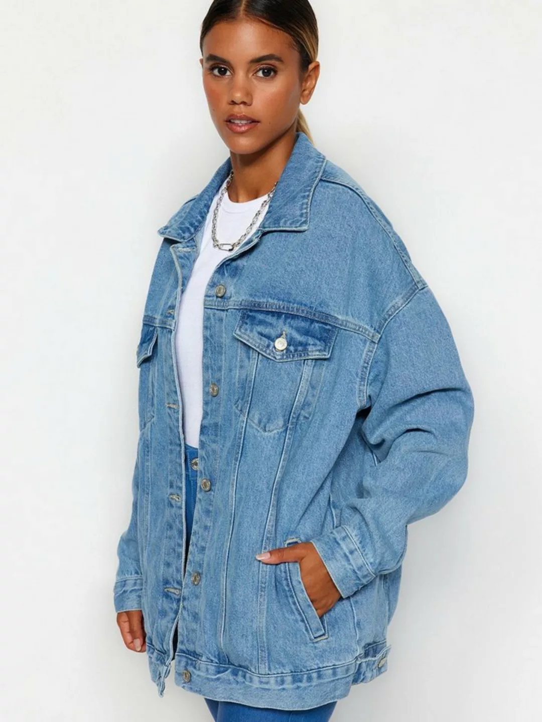 Trendyol Jeansjacke (1-St) günstig online kaufen