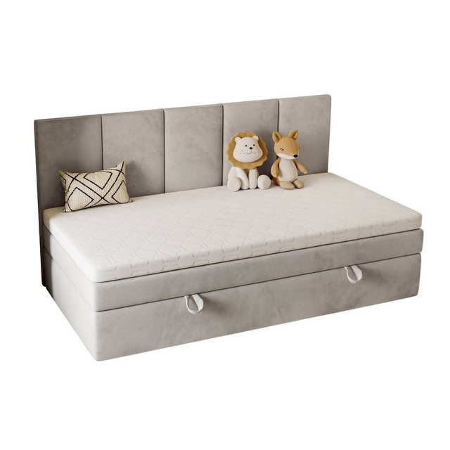 Lookway Boxspringbett Kontinental ELZA MINI mit Bettkasten, komfortabel gep günstig online kaufen