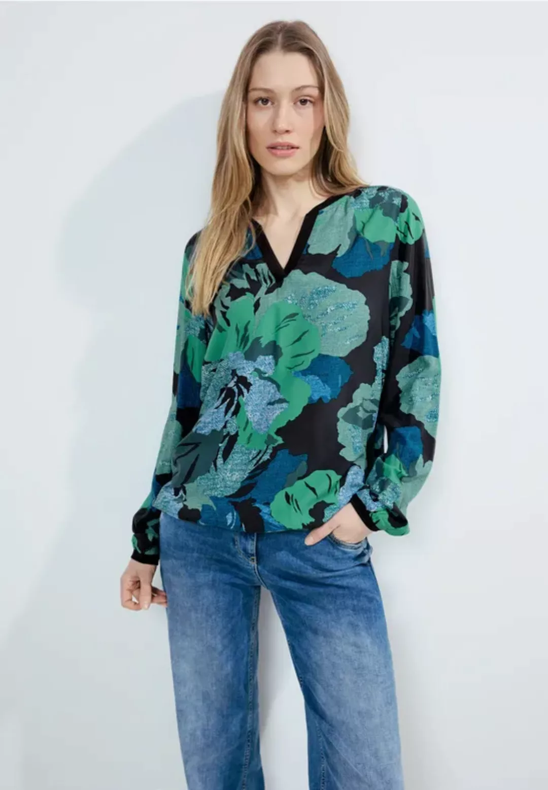 Florales Blusenshirt günstig online kaufen