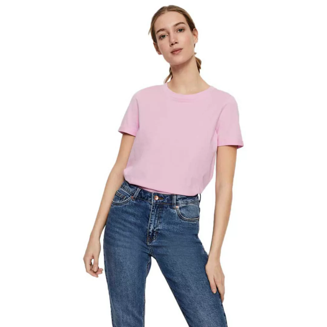 Vero Moda Paula Kurzärmeliges T-shirt XL Pastel Lavender günstig online kaufen