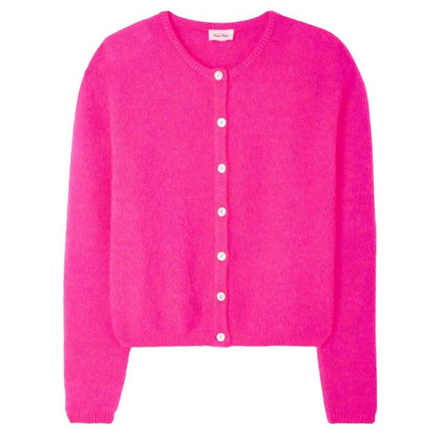 American Vintage Cardigan Cardigan VITOW mit Alpaka in Pink günstig online kaufen