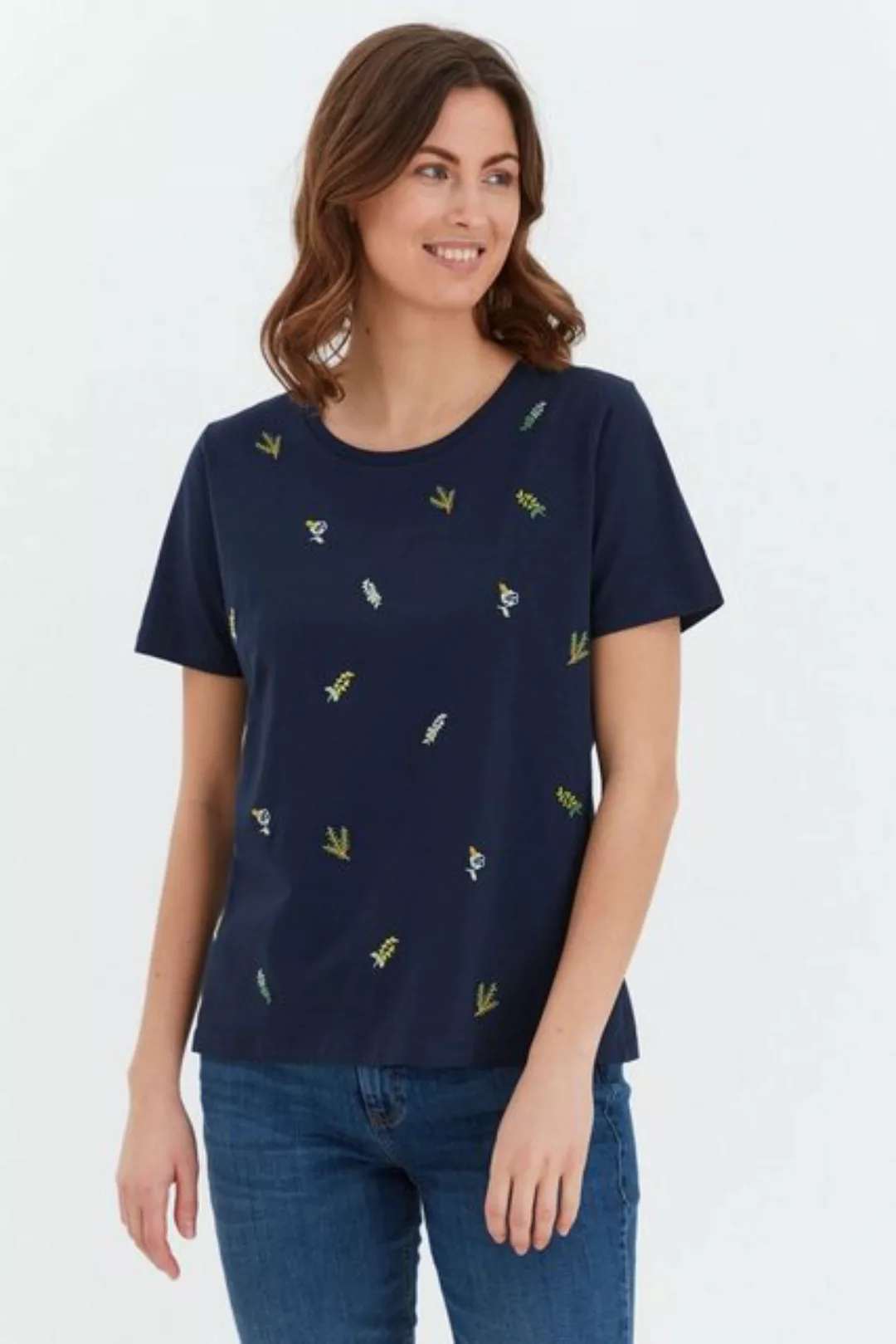 fransa T-Shirt Fransa FRFXTEMBROIDERY 1 T-shirt - 20609869 günstig online kaufen