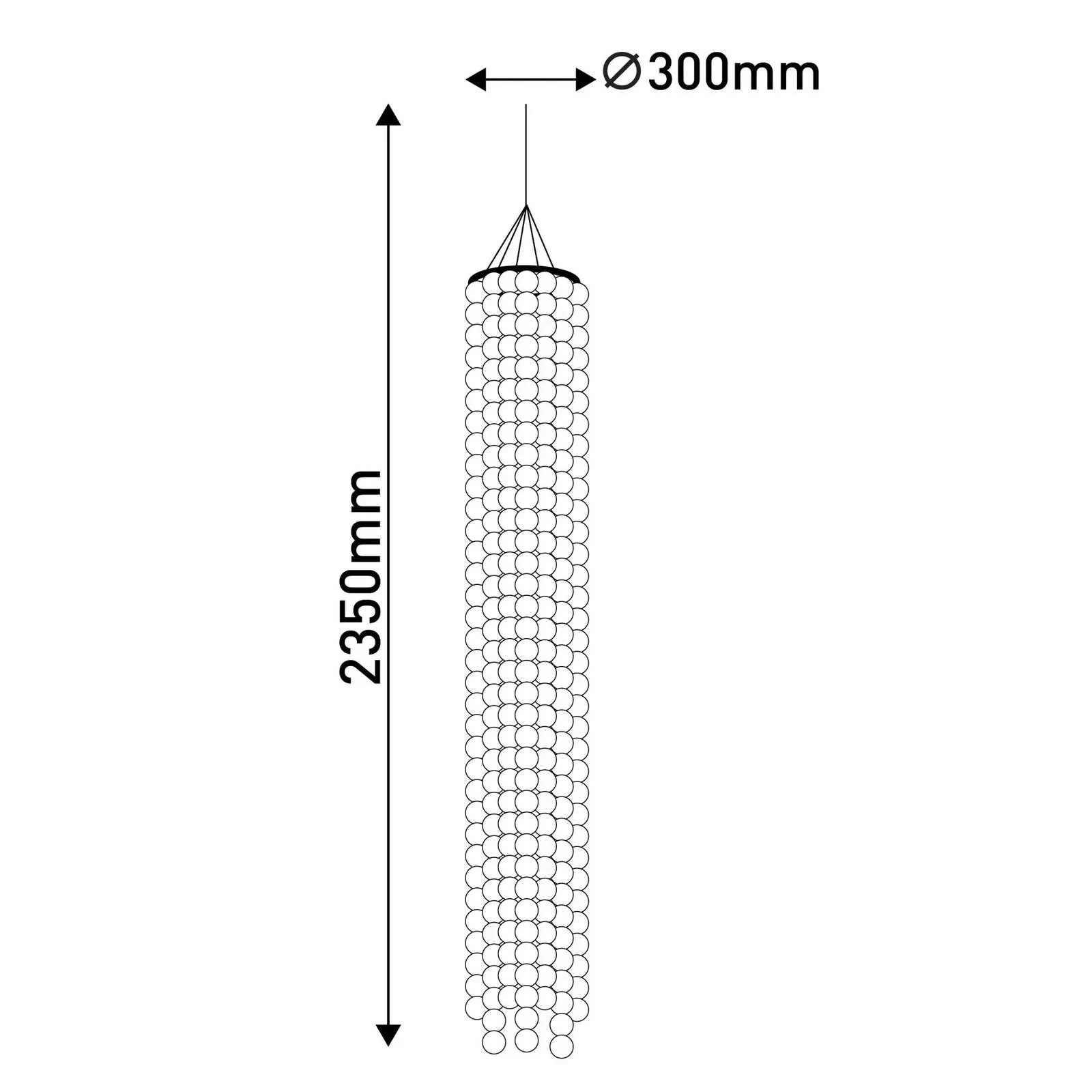 Hängeleuchte Capiz mit Muscheln, Höhe 235cm günstig online kaufen