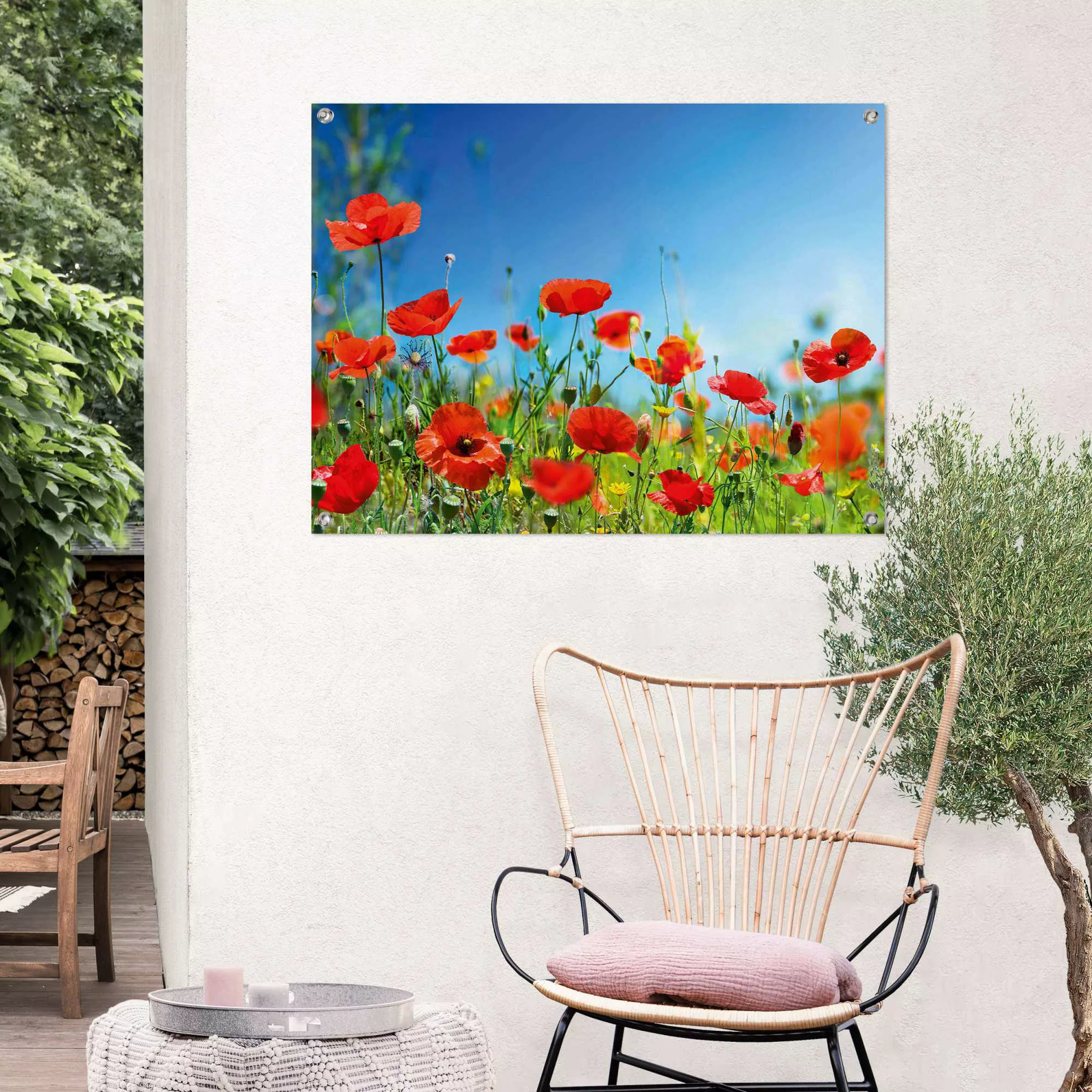 Reinders Poster "Sommerblumen", Outdoor für Garten oder Balkon günstig online kaufen