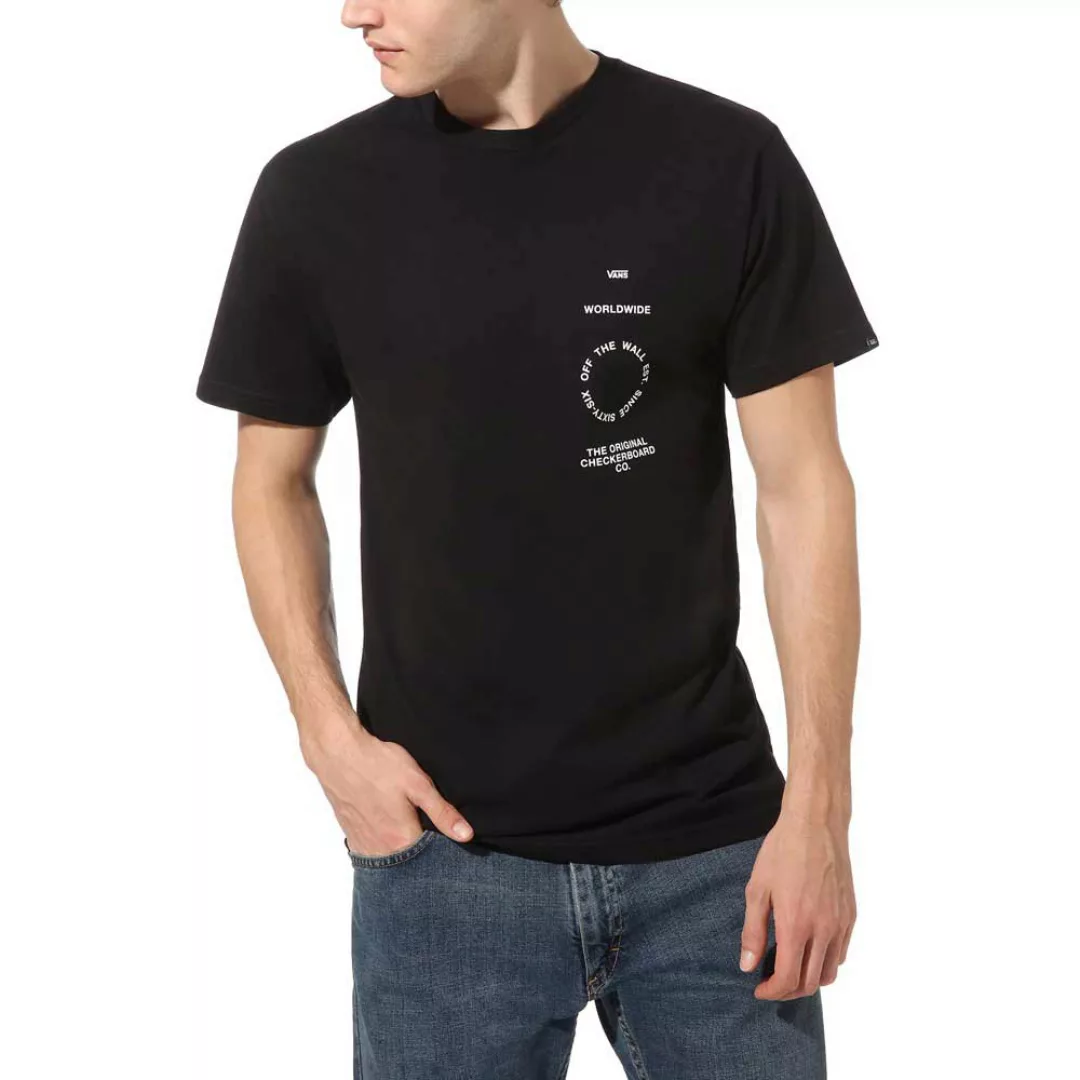 Vans Distortion Type Kurzärmeliges T-shirt S Black günstig online kaufen