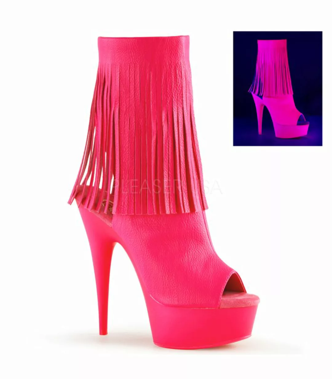 Pleaser Plateau Stiefeletten DELIGHT-1019 Pink (Schuhgröße: EUR 38) günstig online kaufen