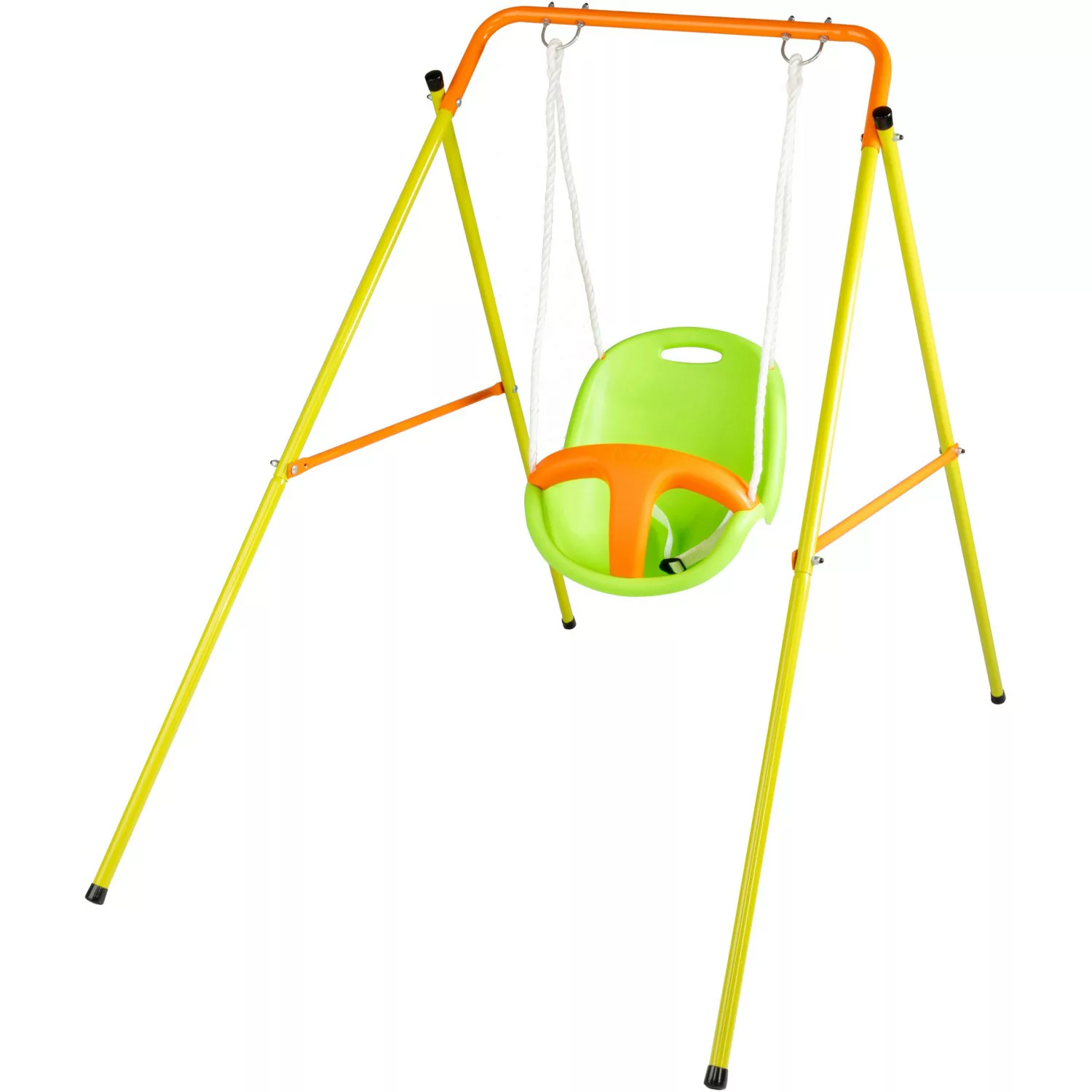 Trigano Babyschaukel aus Metall Höhe 120 cm Grün-Orange günstig online kaufen