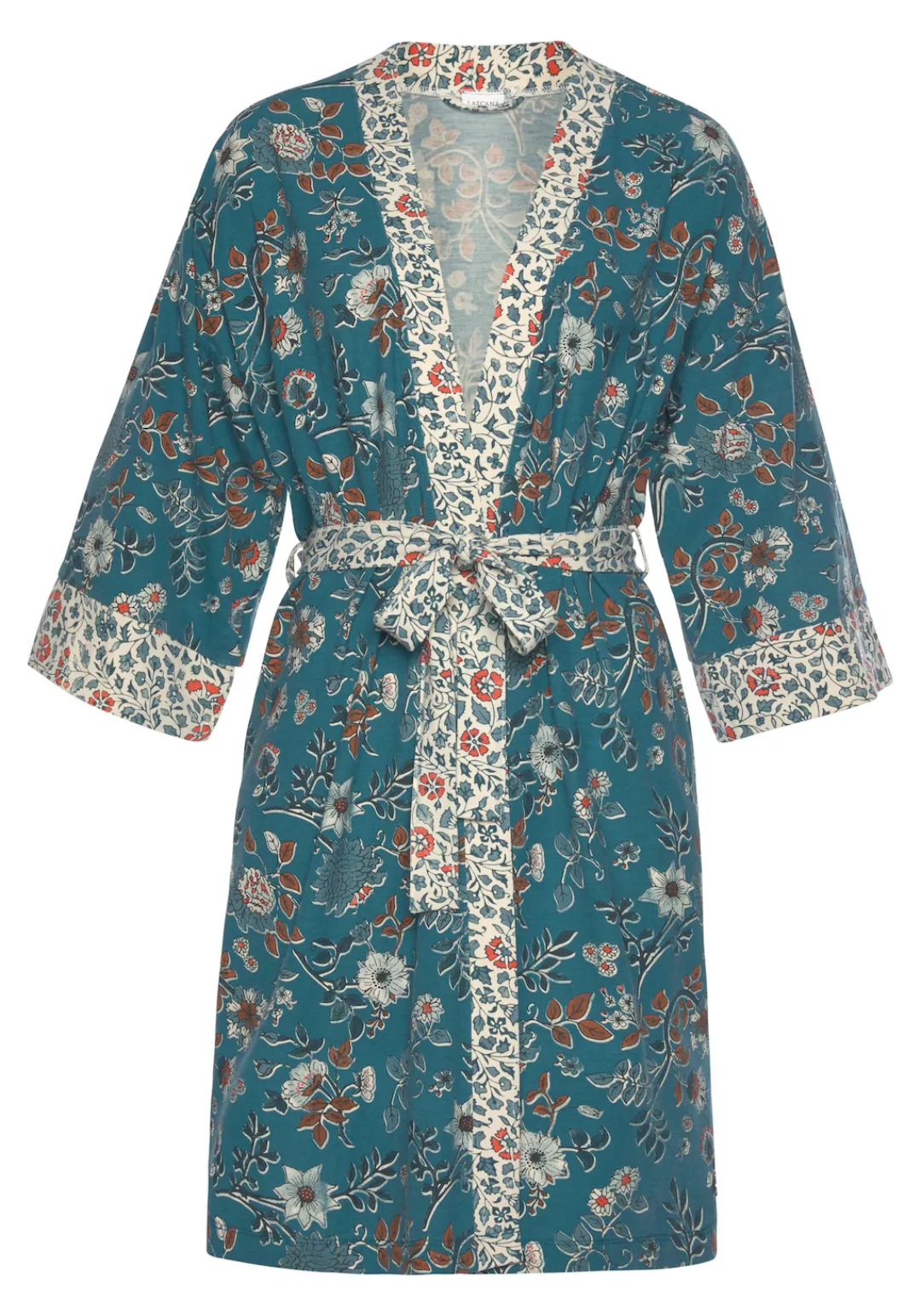 LASCANA Kimono, mit Blumen Allover-Druck günstig online kaufen