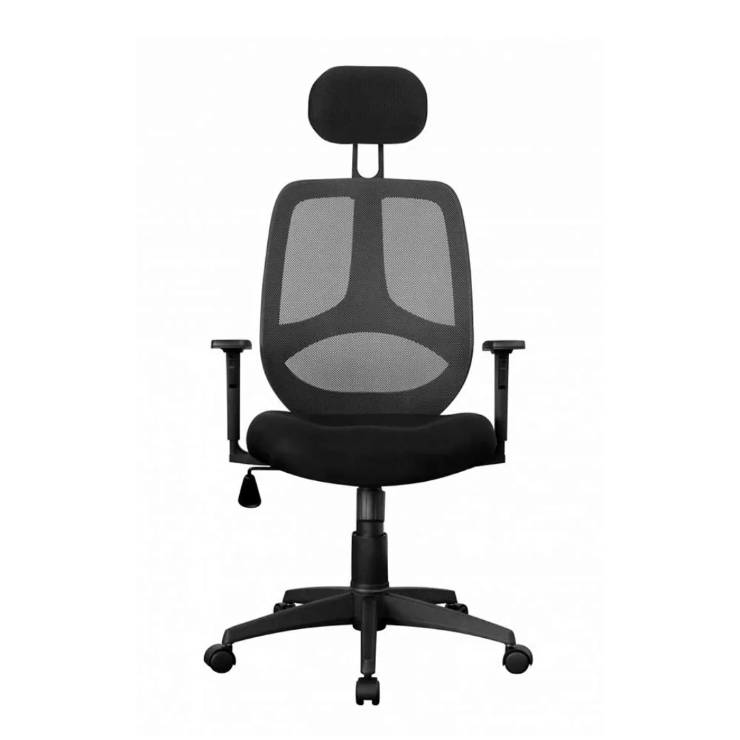Ergonomischer Bürostuhl mit Lendenwirbelstütze hoher Lehne günstig online kaufen