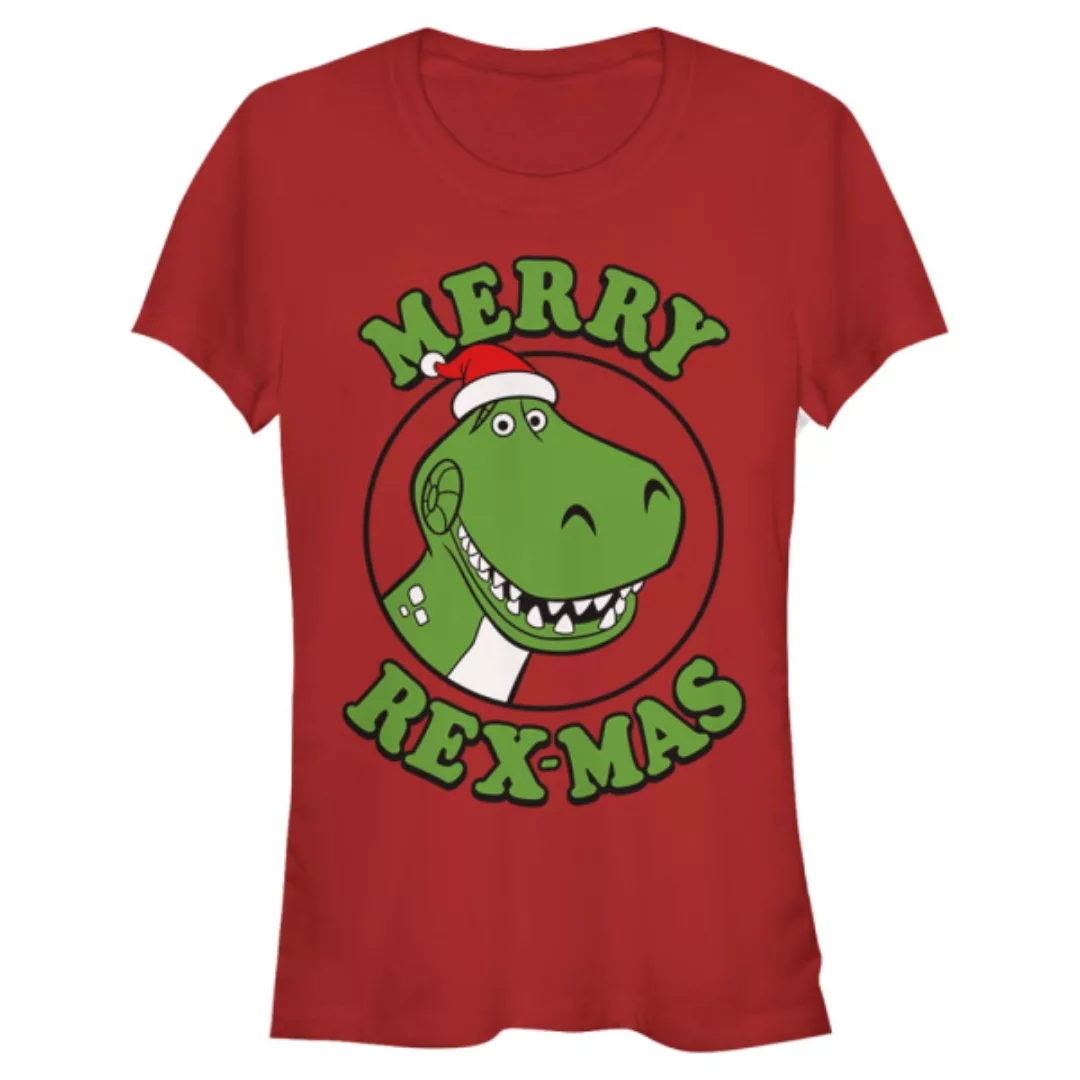 Pixar - Toy Story - Gruppe Merry Rexmas - Weihnachten - Frauen T-Shirt günstig online kaufen